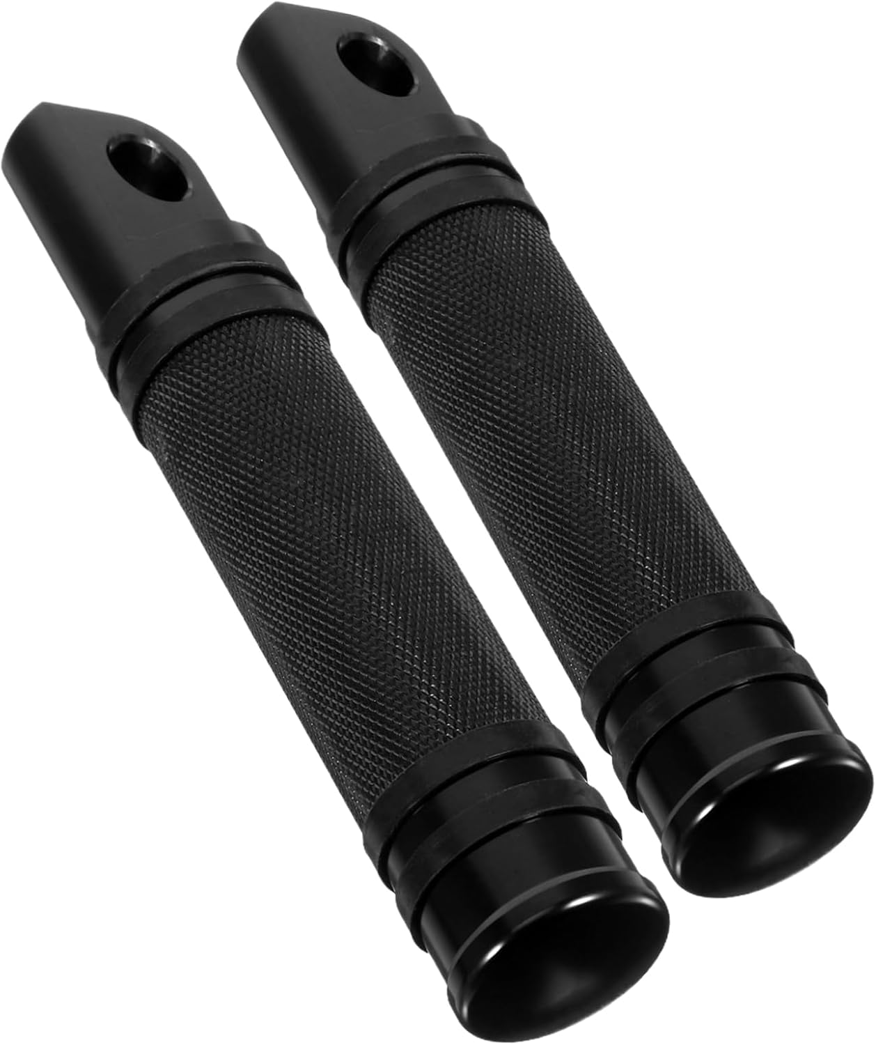 BELLIFFY 2Pcs Motorcycle Foot Pegs Aluminum Skid Design Compatible with Harley Motorcycles Easy Installation Durable Foot Rest for Front and Rear Modification image number 6