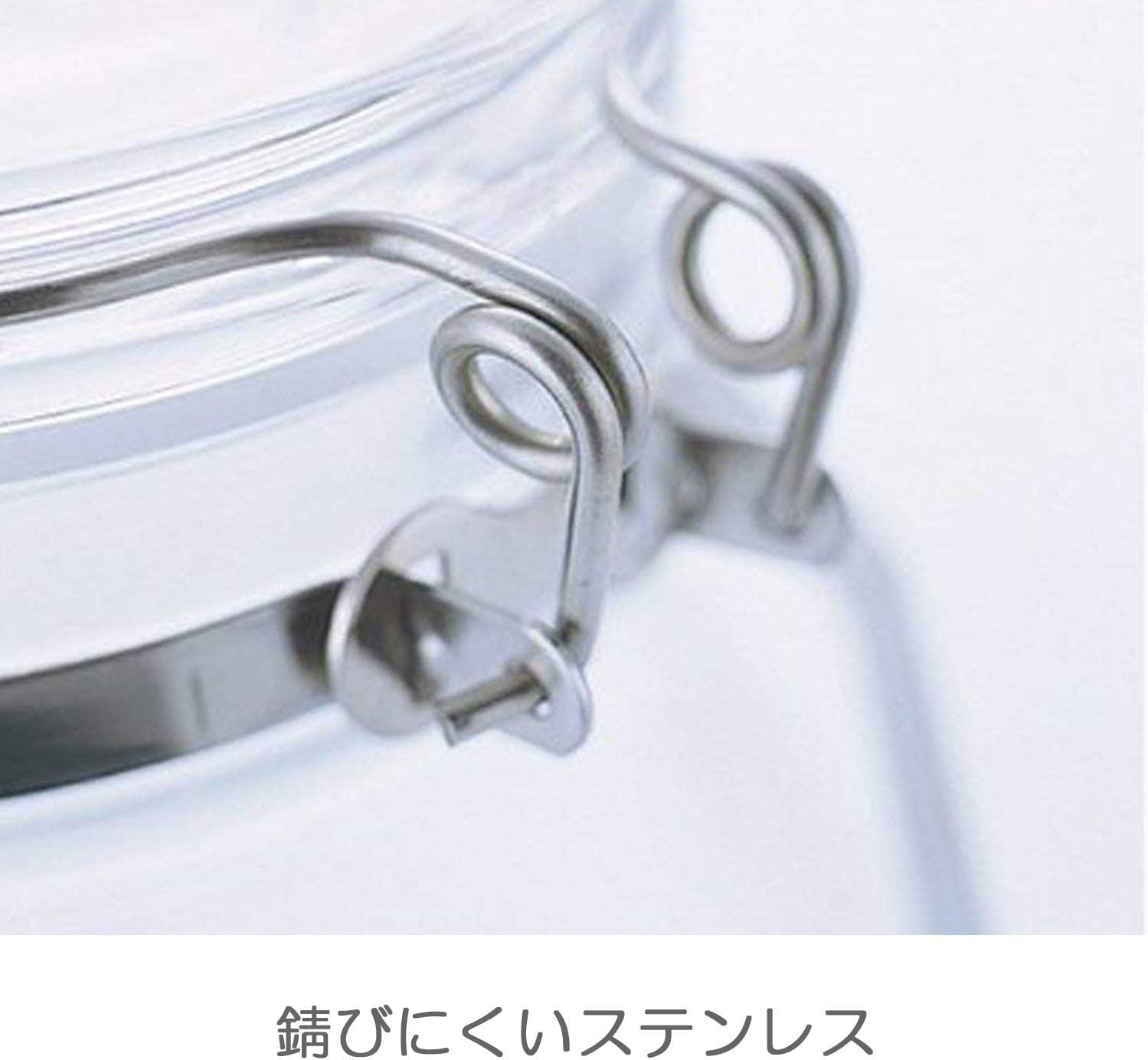 Seisho 220018 Cellarmate Sealed Bottle, Storage Container, 3.3 Gal (1 L), Glass, Made in Japan image number 6