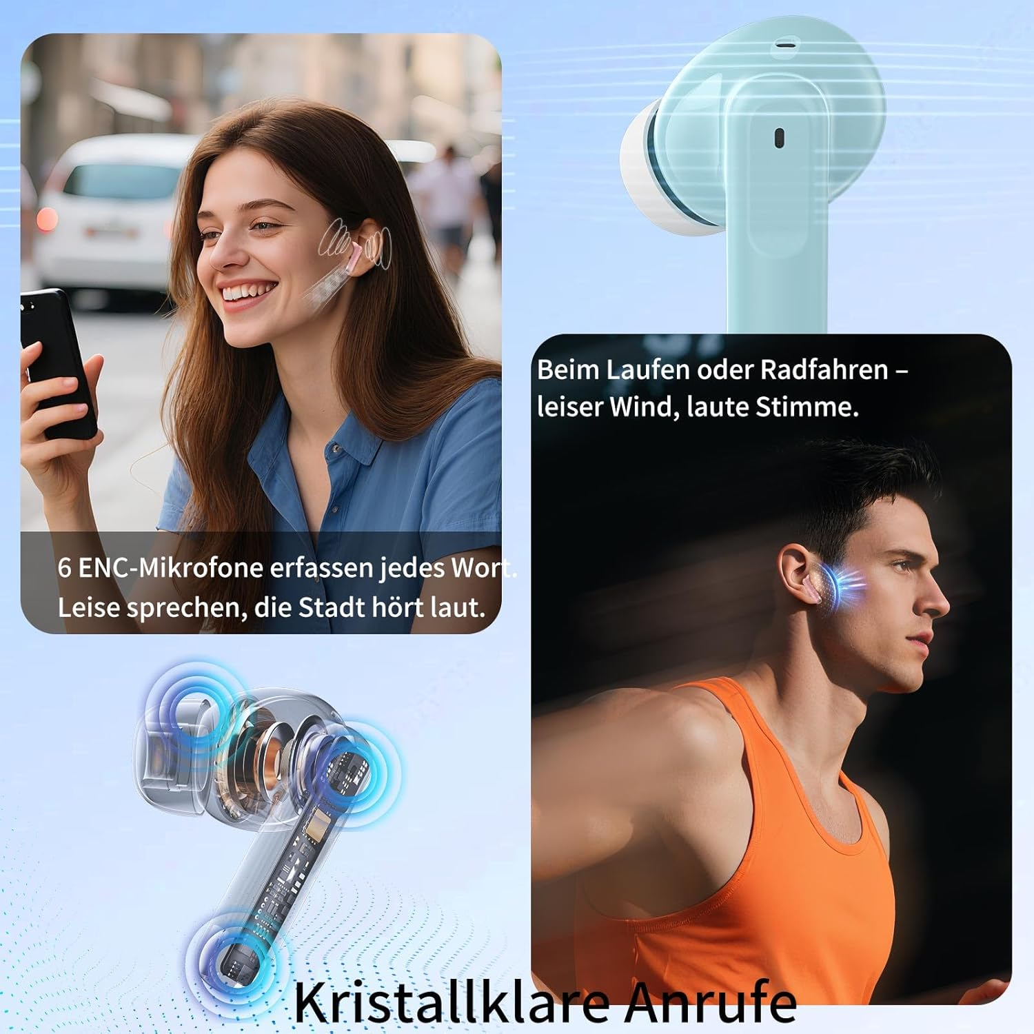 EXZHIG Headphones Wireless Bluetooth 5.4 image number 6