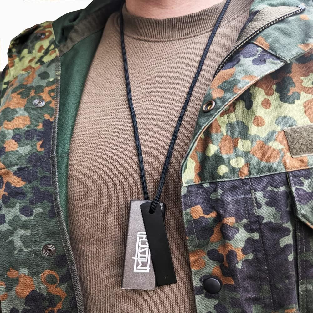 Flint Fire Steel Magnesium Flint Outdoor Bushcraft Survival Equipment Magnesium Block Fire Starter Hiking Camping Campfire Food Cooking Fire Steel Outdoor Army image number 1