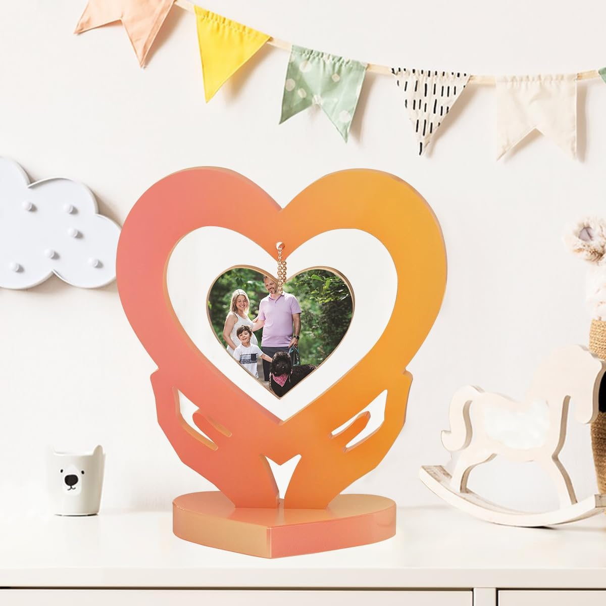 3 Sets Large Photo Frame Resin Molds, AIFUDA Heart Silicone Moluds with Love Mold for Epoxy Resin, DIY Picture Frame Mold for Resin Casting Art Crafts image number 2