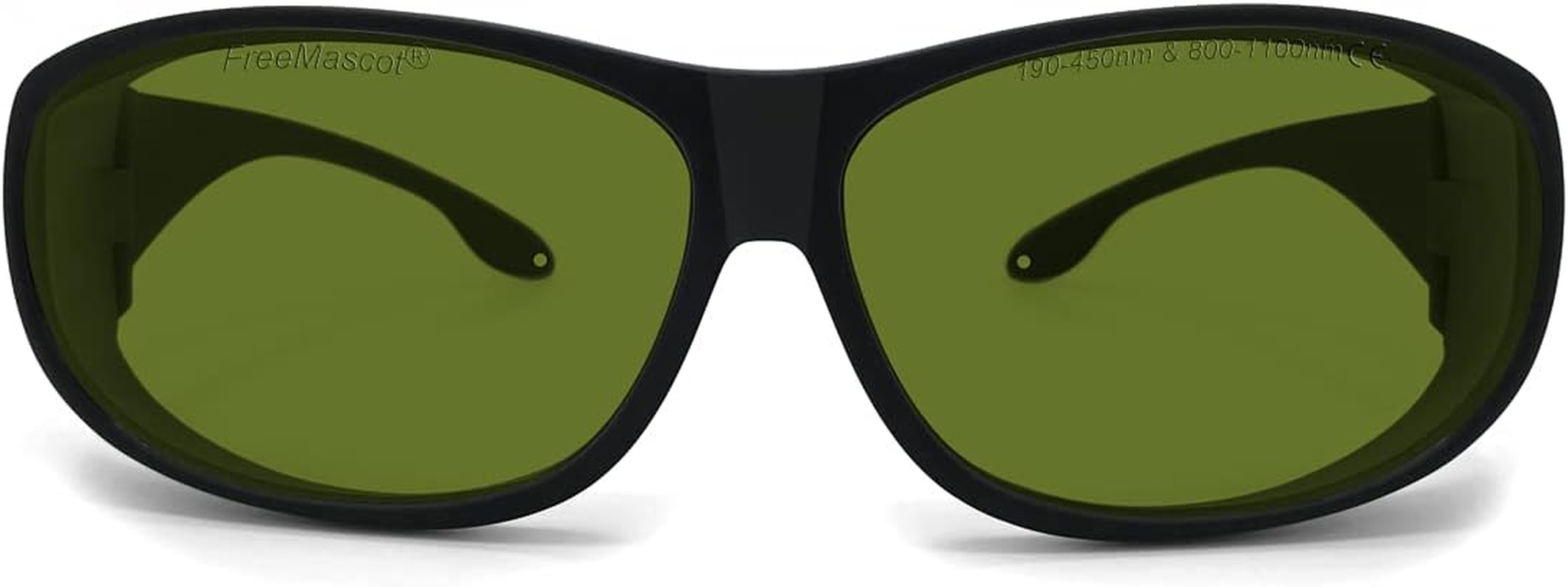 FREEMASCOT OD 8+ 190Nm-450Nm / 800Nm-1100Nm Wavelength Professional Laser Safety Glasses for 405Nm, 450Nm, 980Nm, 1064Nm Laser