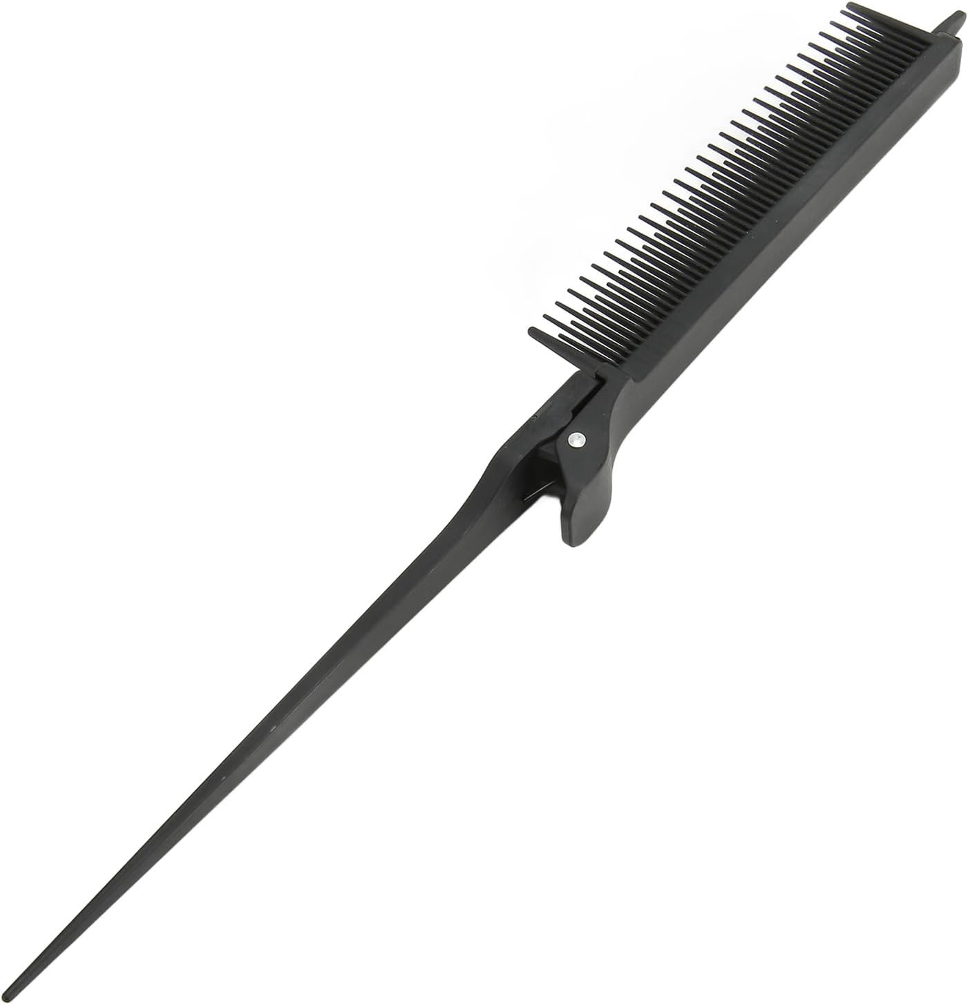 Rat Tail Teasing Clip Comb, Highlighting Clip Combs, Highlighting Comb Hair Styling Tool for Hair Cutting, Highlights and Combing (26.5 X 2.5 Cm), Black image number 4