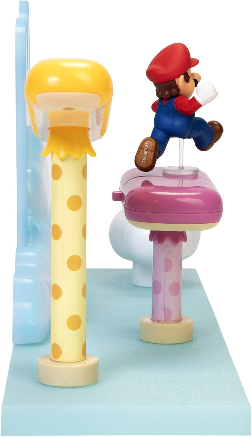 Jakks Pacific World of Nintendo Super Mario 2.5 Inch Cloud Playset Multicolour image number 4