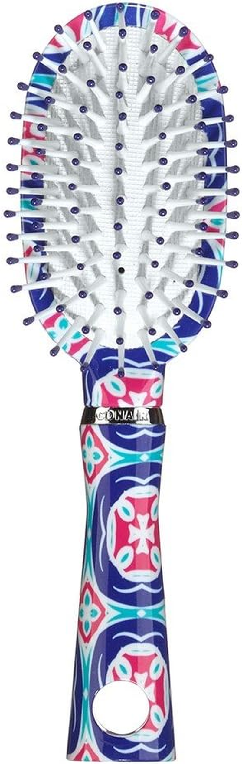 Conair Impressions Hair Brush, Nylon Bristle, Round, Large, Colors May Vary image number 3