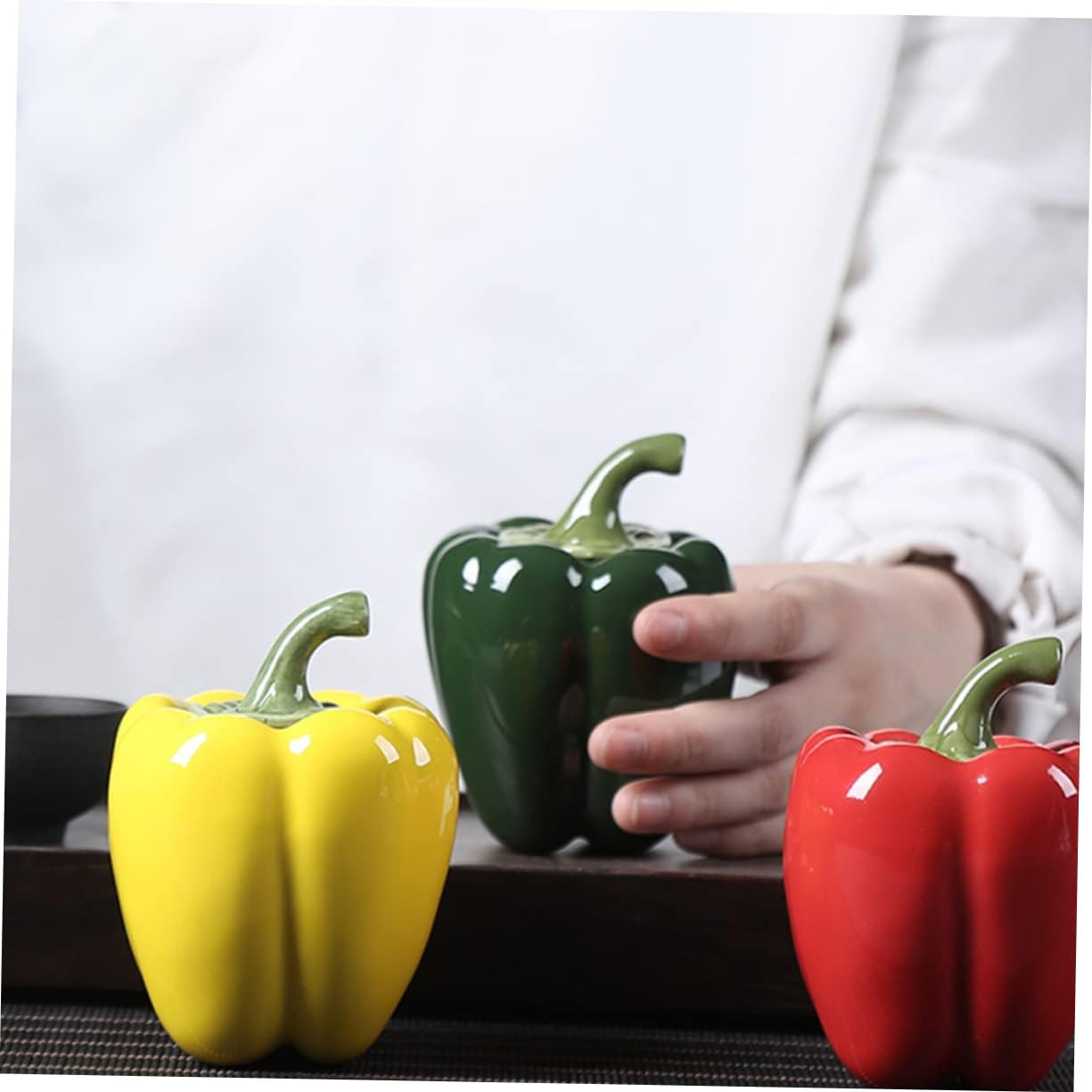 BRIGHTFUFU Ceramic Tea Sealed Jar Storage Jar Airtight Canister for Home Organization image number 4