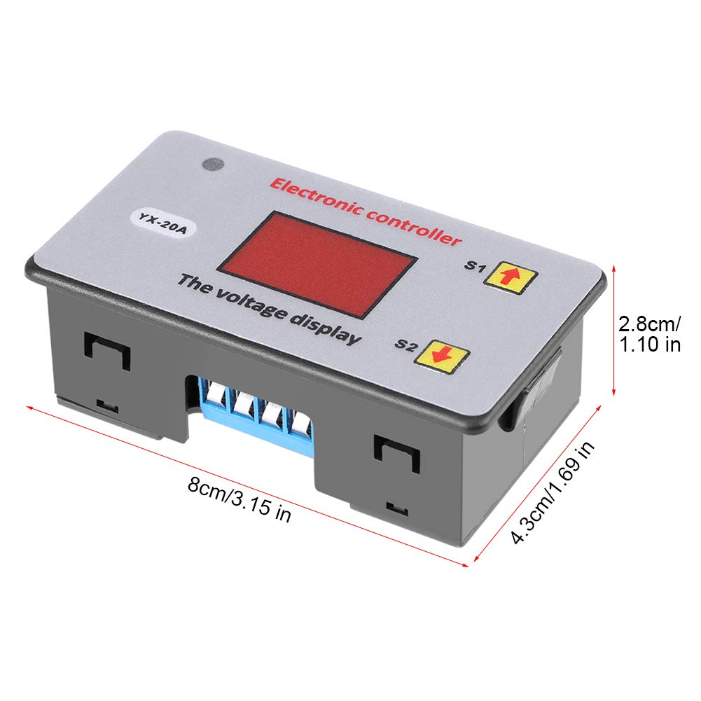 12V Battery Low Voltage Cut off Automatic Switch on under Voltage Controller with LED Indicator