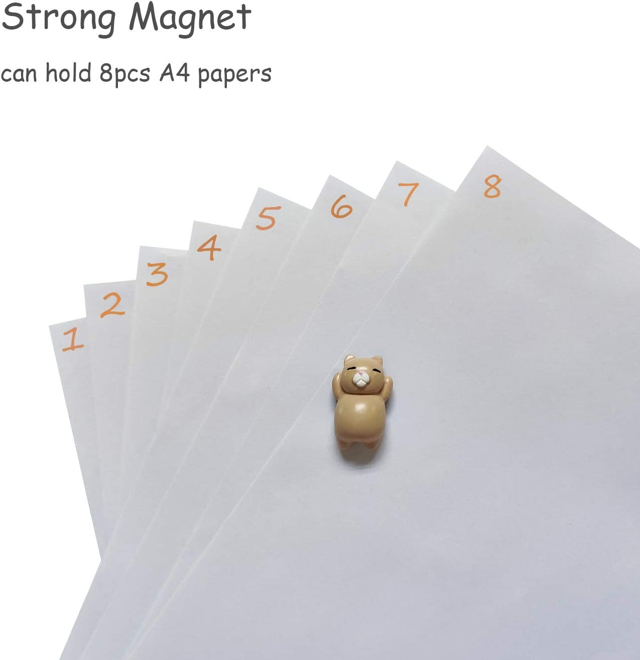 Fun Cat Refrigerator Magnets for Whiteboard, Office, Photos, Notes, Decorative Fridge Magnets image number 2