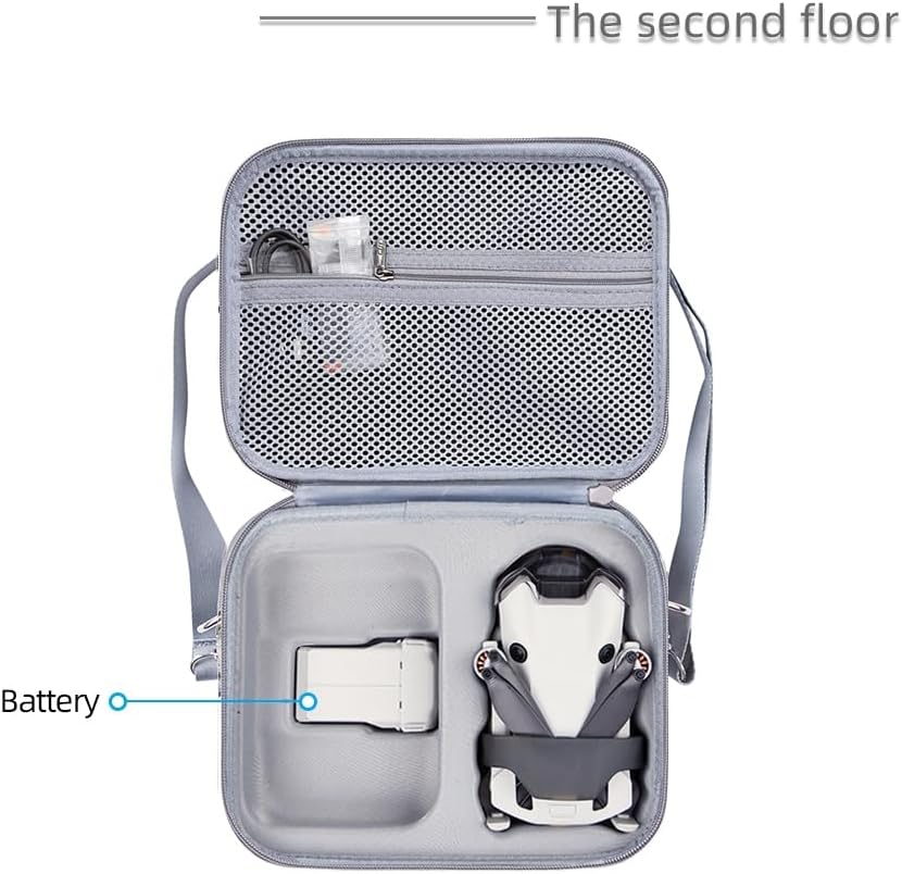 PALUMMA Carrying Case for DJI Mini 4 Pro RC-N1/N2 Portable Hard Storage Bag Comaptible with DJI Mini 4 Pro Drone Accessories image number 1