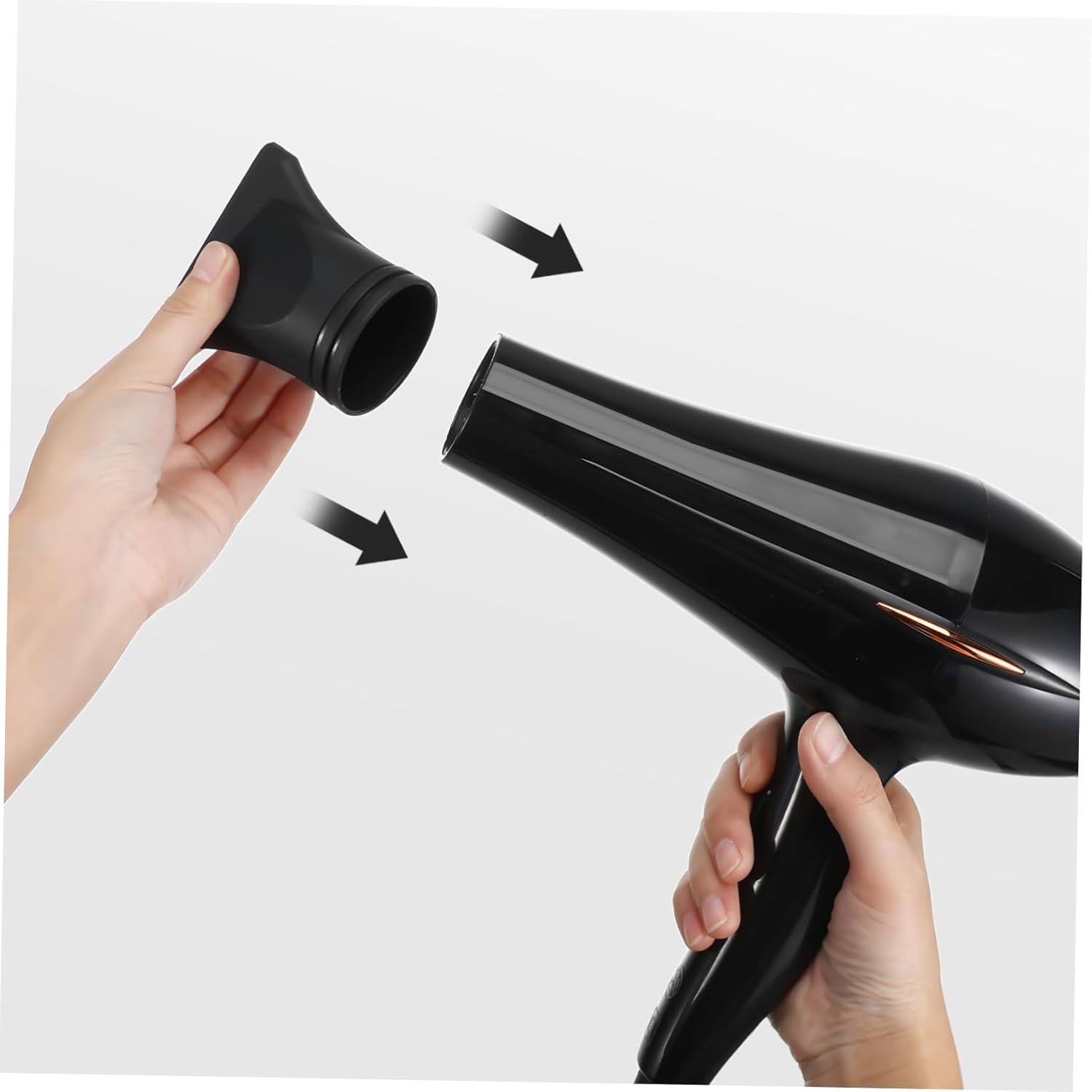 Housoutil 2 X Diffuser Nozzle for Hair Dryer, Professional Universal Nozzle for Hair Dryer, Nozzle for Styling Hair Dryers, Accessories for Hair Dryers For image number 1