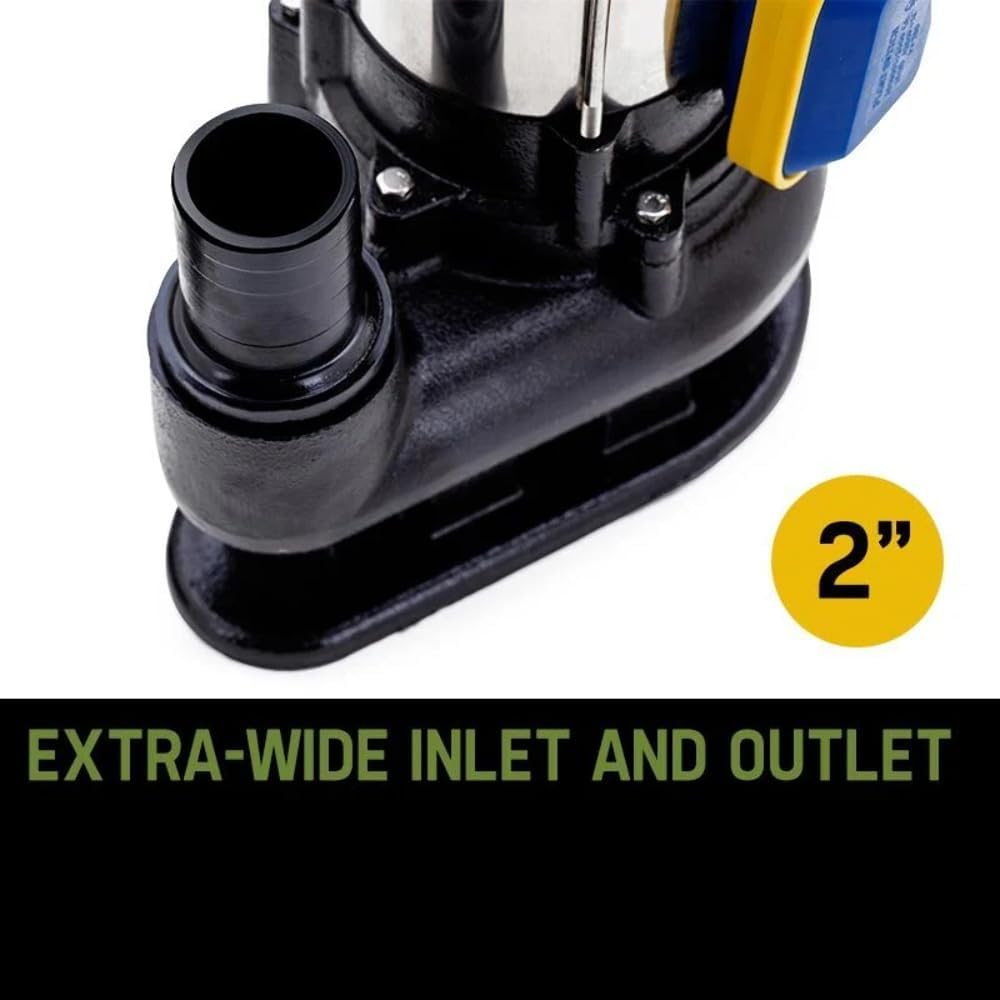 Protege PSWP-085 2250W Submersible Dirty Water Sewage Pump image number 6