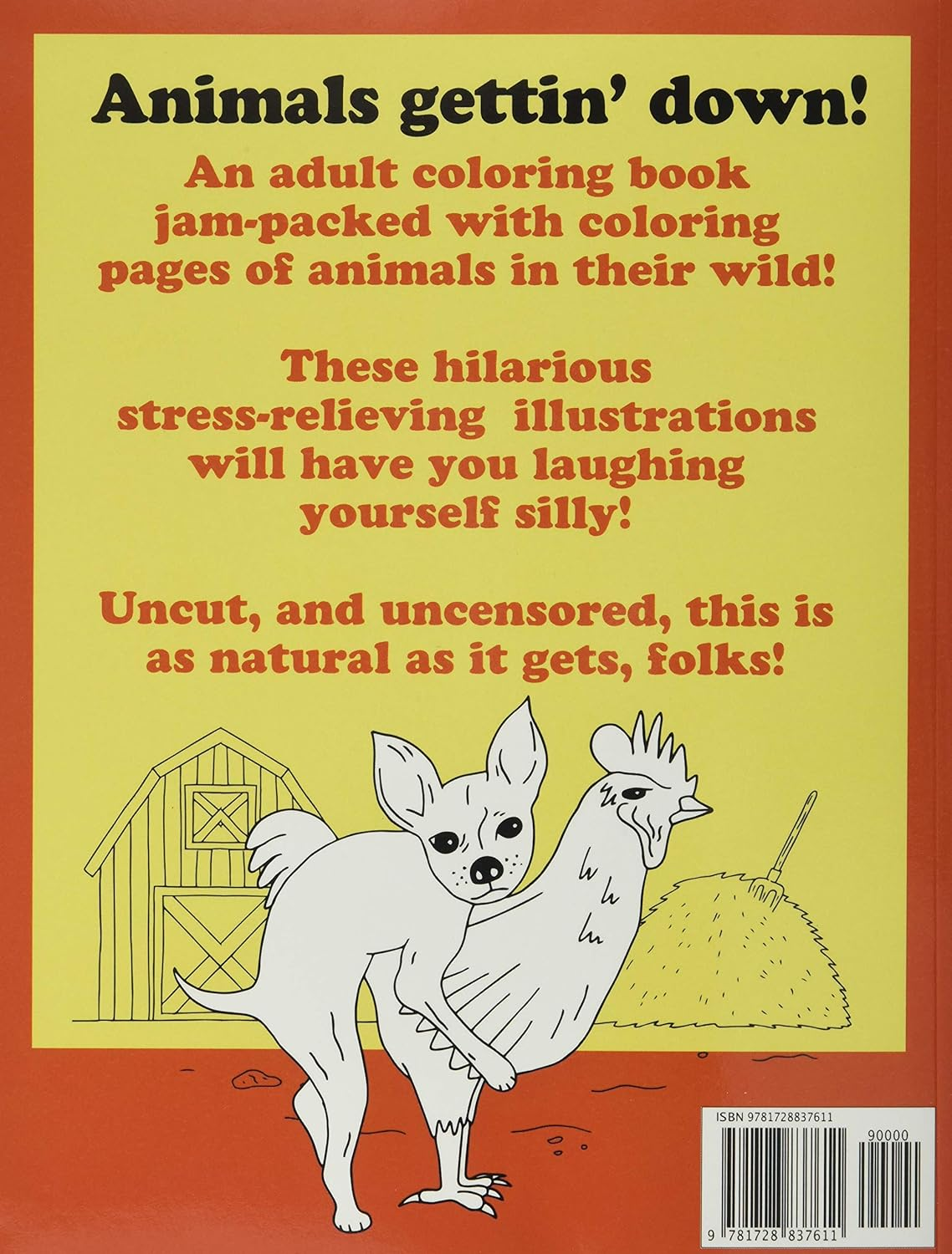 Humping Animals Adult Coloring Book: Hilariously Funny Coloring Book of Animals Gone Wild! Color, Laugh, and Relax!