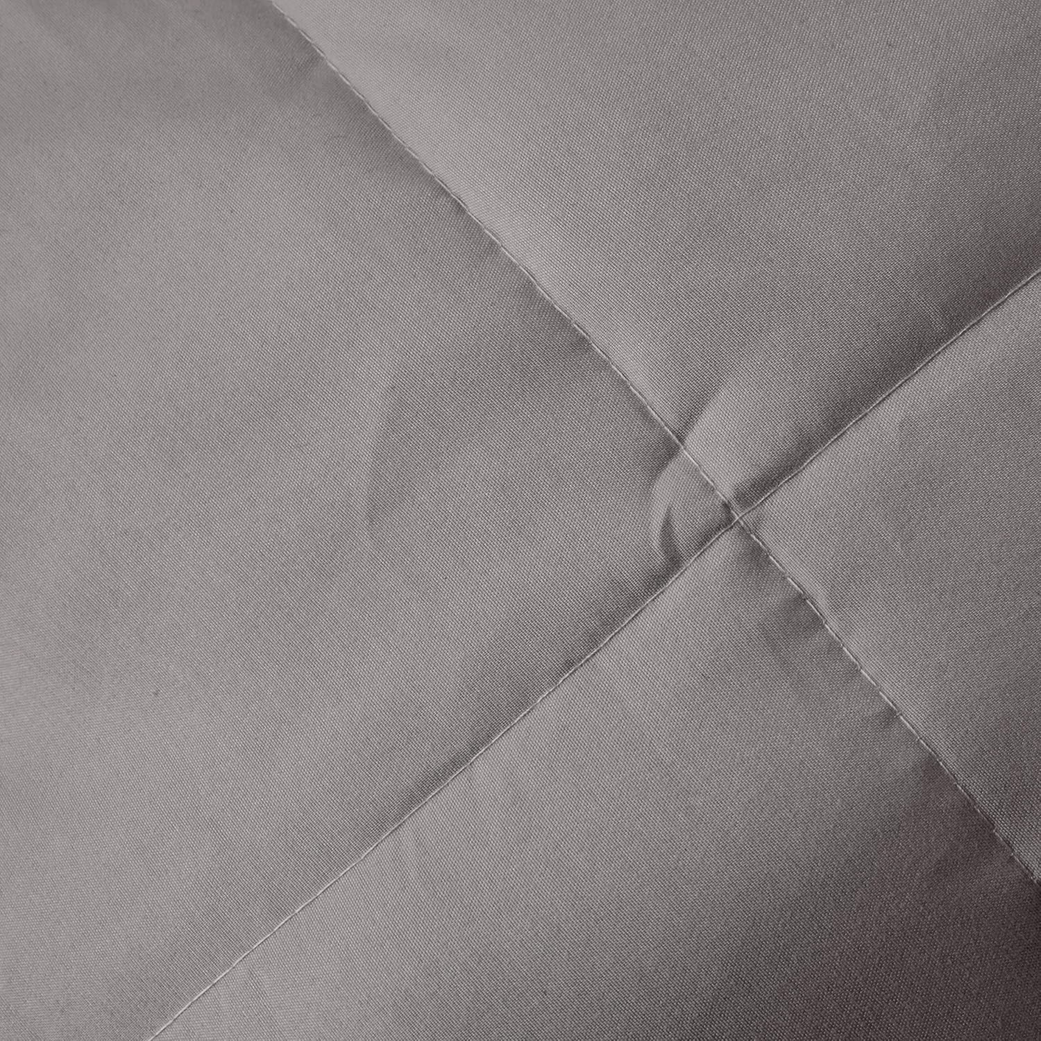 LUXOR Microfibre Weighted Blanket, Machine Washable Winter Blankets for Adults (6.8KG (122X198Cm), Grey) image number 1