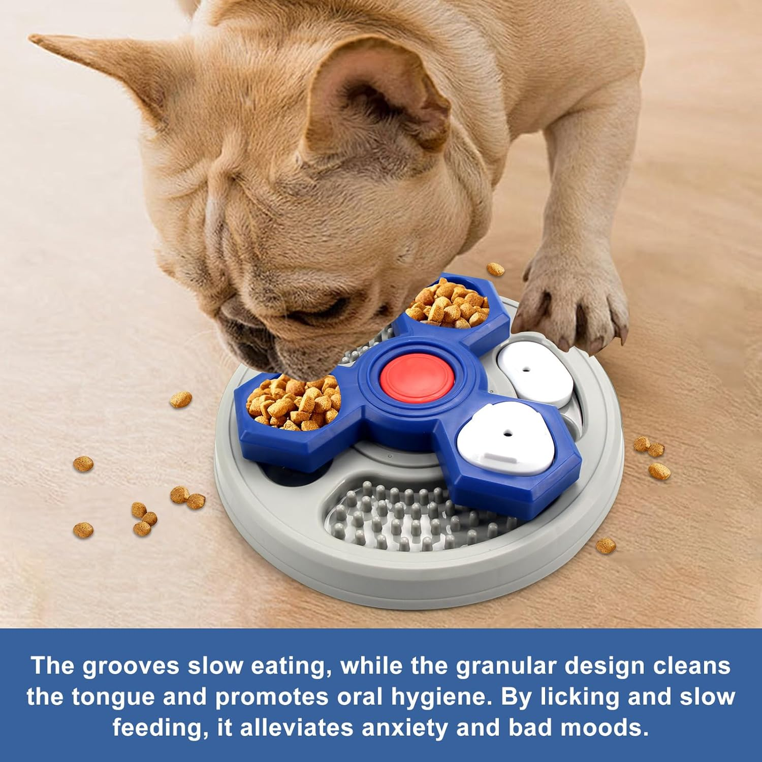 Dog Puzzle Slow Feeder Toys, Dog Interactive Toys, Dog Food Puzzle Dog Treat Puzzle Toys, Treat Dispenser for Smart Dogs, Puppy &Cats Fun Feeding image number 4