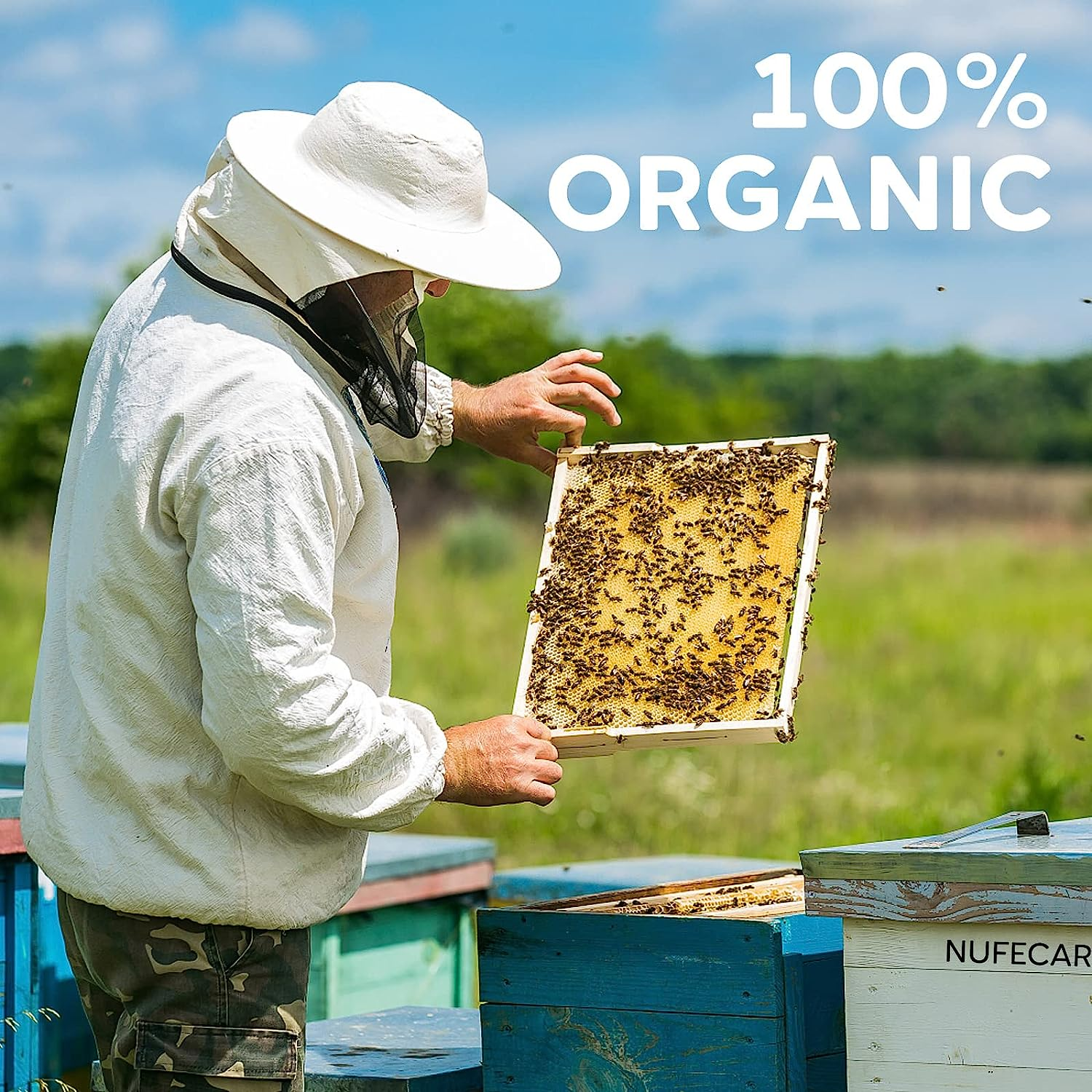 NUFECARG Beeswax Pellets 2LB(32 Oz), 100% Organic Bees Wax, Triple Filtered Beeswax for DIY Candle, Hair Care, Lotions, DIY Creams, Lip Balm and Soap Making Supplies image number 5