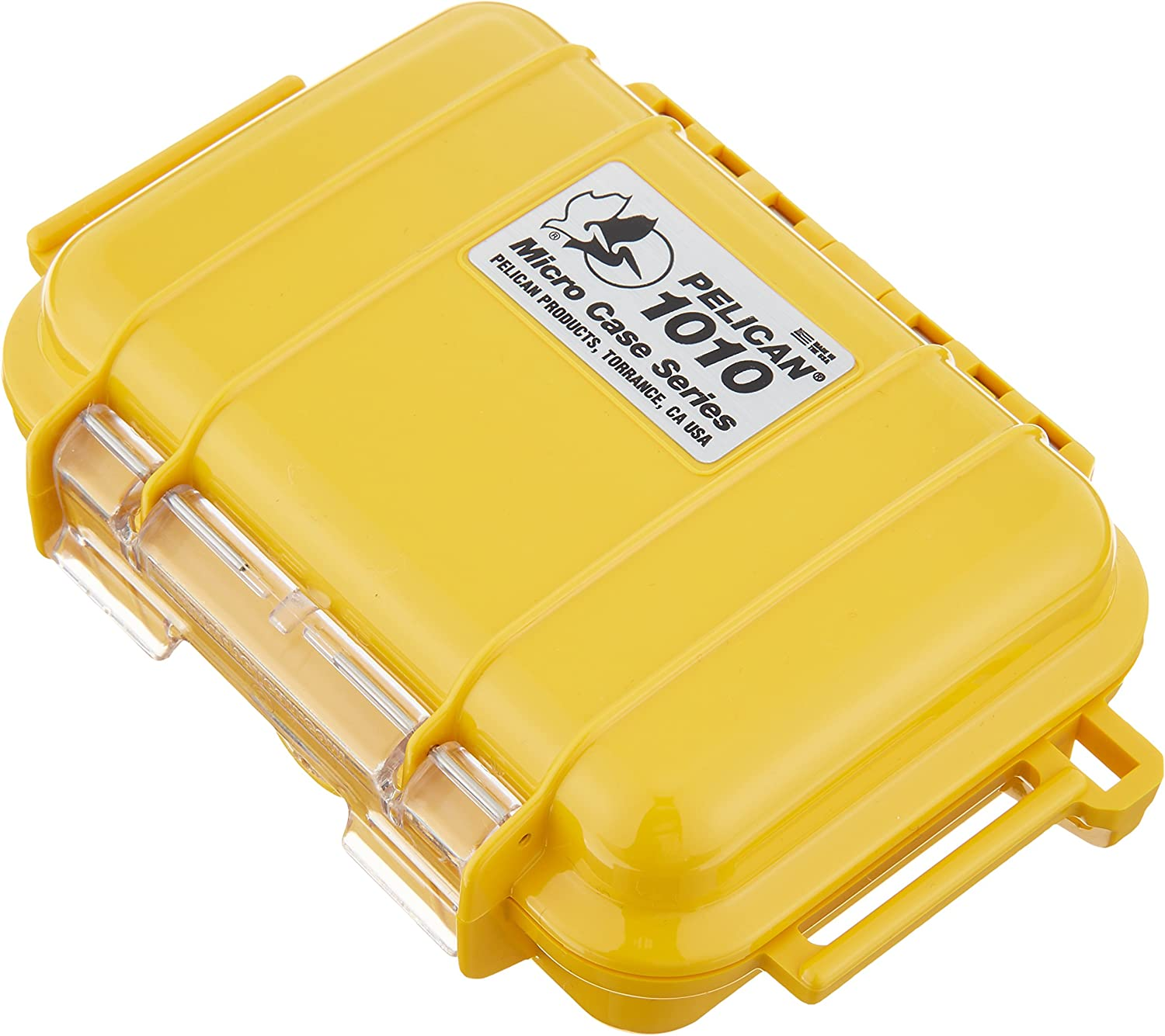 Pelican #1010 Micro Case, Clear/Black, One Size