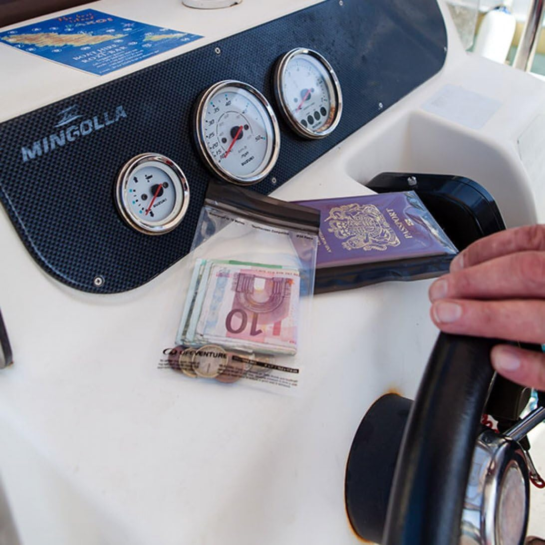 LIFEVENTURE Dristore Loctop Bags - Valuables Pack, Clear, One Size image number 2