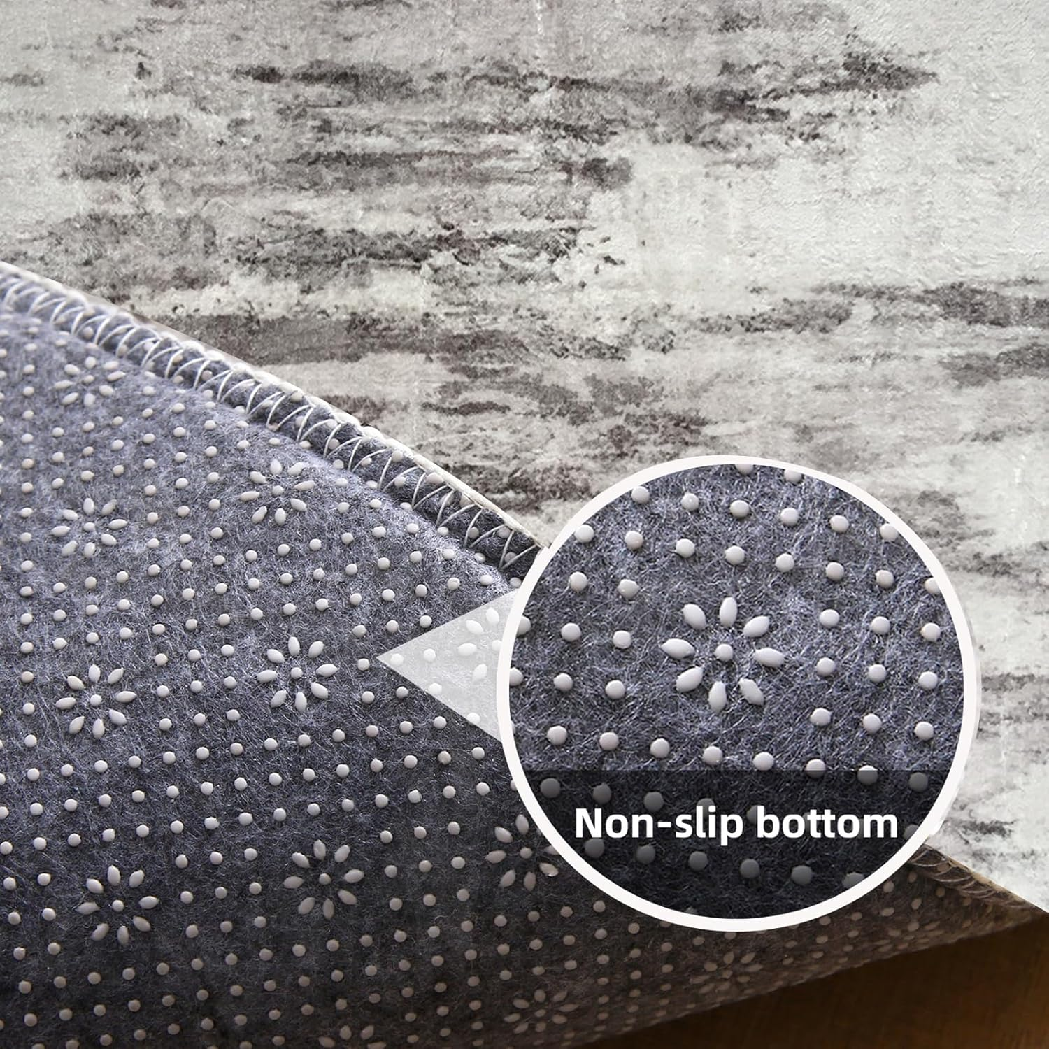 Asiinnsy Area Rug Rugs Living Room Rugs Abstract Large Rug Short Pile Soft Morden Rugs Carpet for Bedroom Anti-Slip Carpets (Abstract Lvory/Multi, 200 * 250Cm)