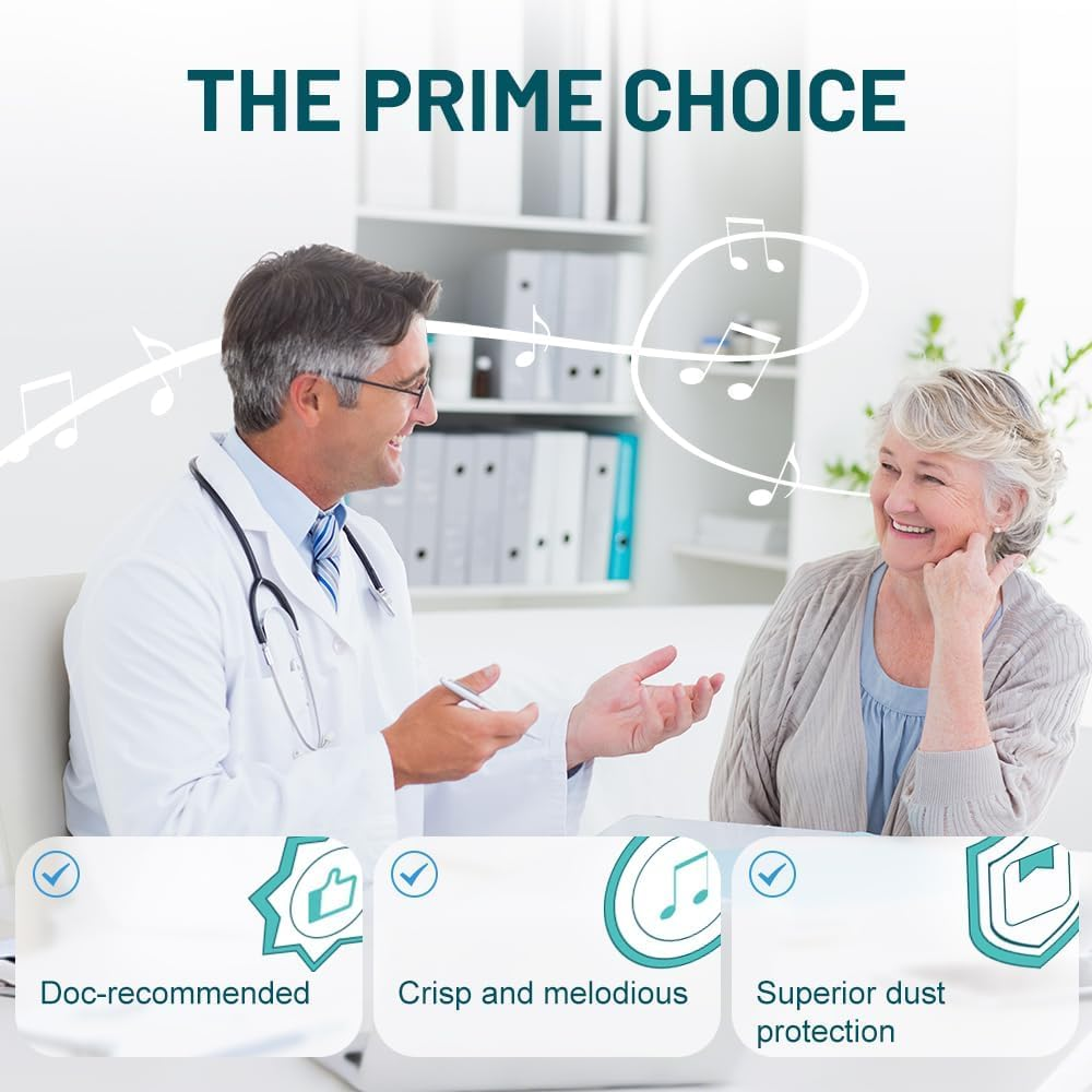 20Pcs Oticon Hearing Aid Domes, Minifit Bass 6MM Double Vent Domes for Oticon Replacements, Universal Hearing Aid Supplies and Accessories, Oticon Prowax Minifit, Resound Hearing Aid Domes(2-Pack) image number 7