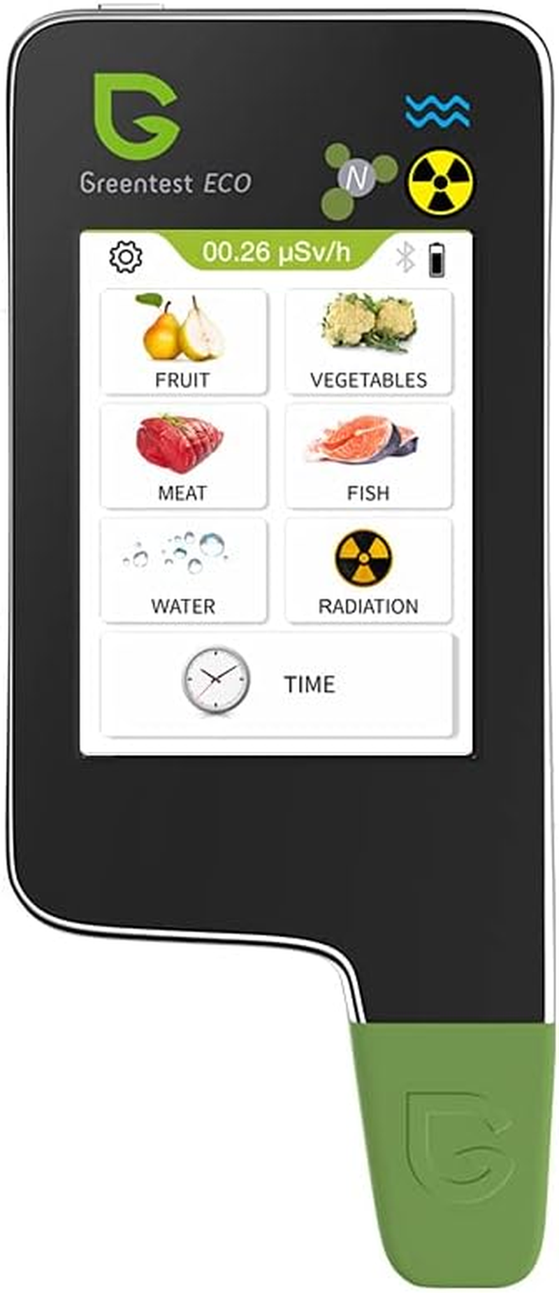 Greentest Eco 6 Nitrate Tester for Vegetables, Fruits, Meat, Fish, Water Meter Hardness TDS PPM, Radiation Detector Geiger Counter image number 1