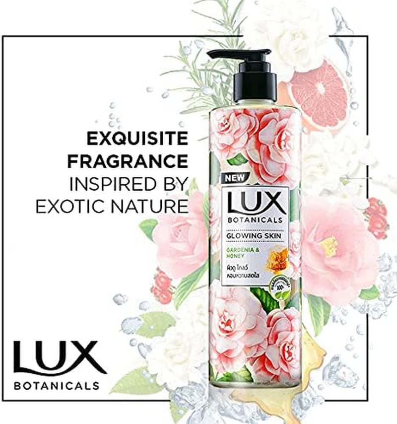 Lux Botanical Glowing Skin Gardenia & Honey Body Wash 450Ml image number 4