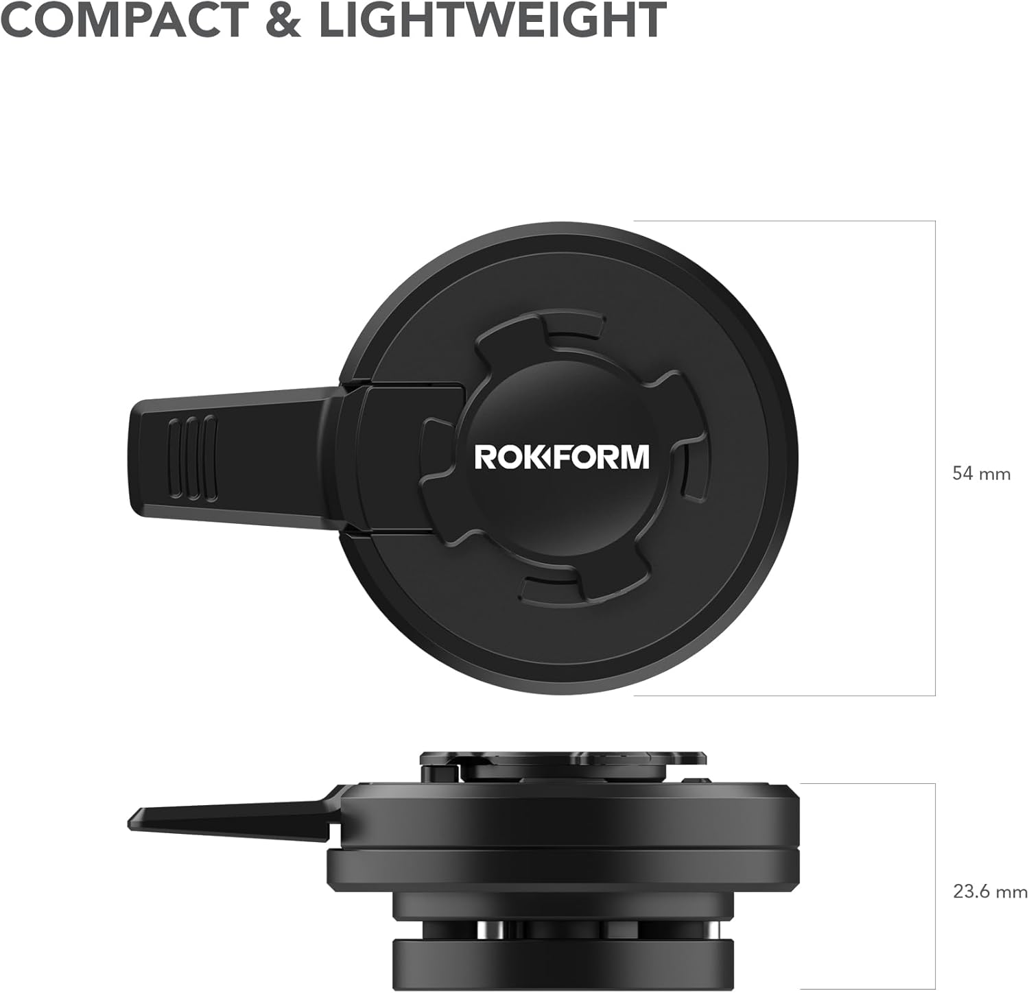 Rokform &ndash; Universal Motorcycle Mount Vibration Dampener, for Motorcycle and Bike Phone Mounts, for Iphone, Samsung, & Pixel Twist Lock Cases (Black) image number 3