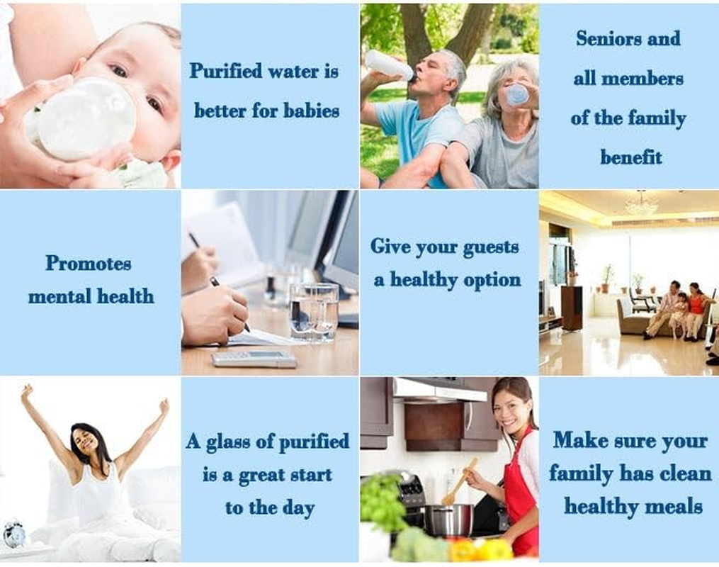 Aimex Water Purifier Bottle with 8 Stage Water Filter- Suitable to Any Water Dispenser image number 4