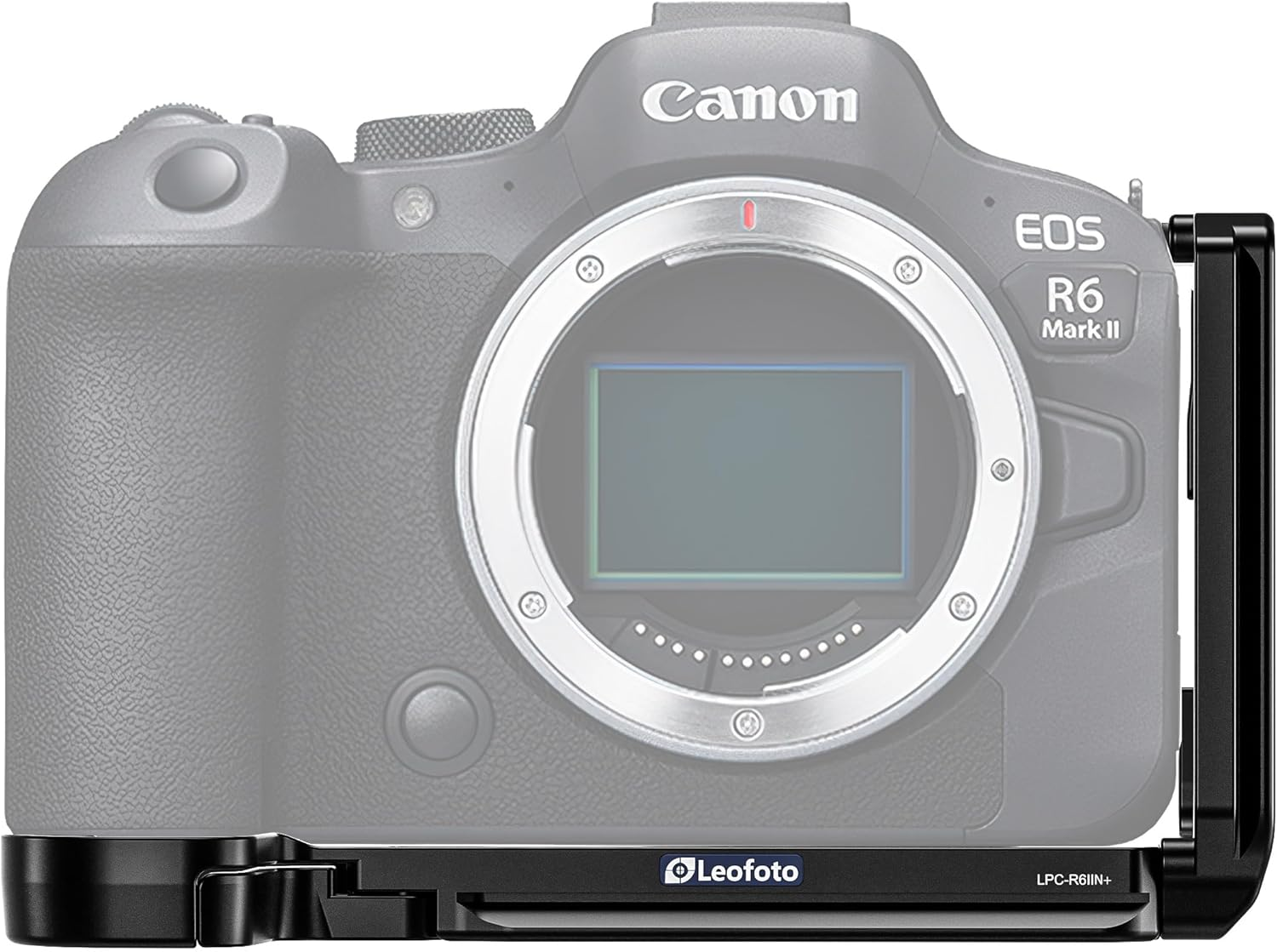 Leofoto LPC-R6IIN+ Canon EOS R6 II Arca-Swiss Compatible Aluminum Leo Photo L Bracket image number 2