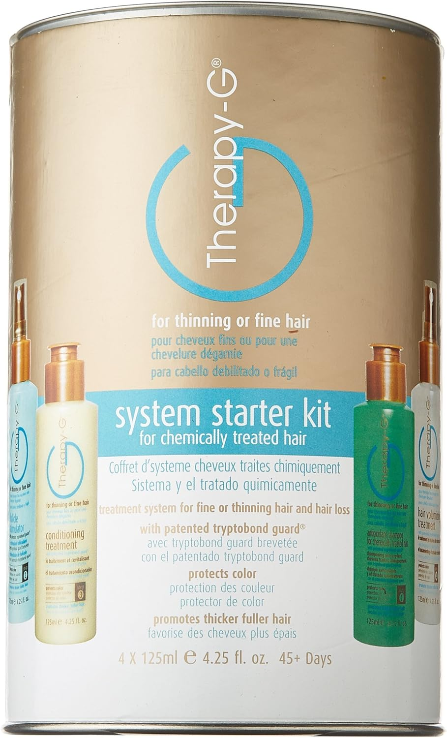 Therapy-G System Starter Kit (45 Day) for Chemically Treated Hair