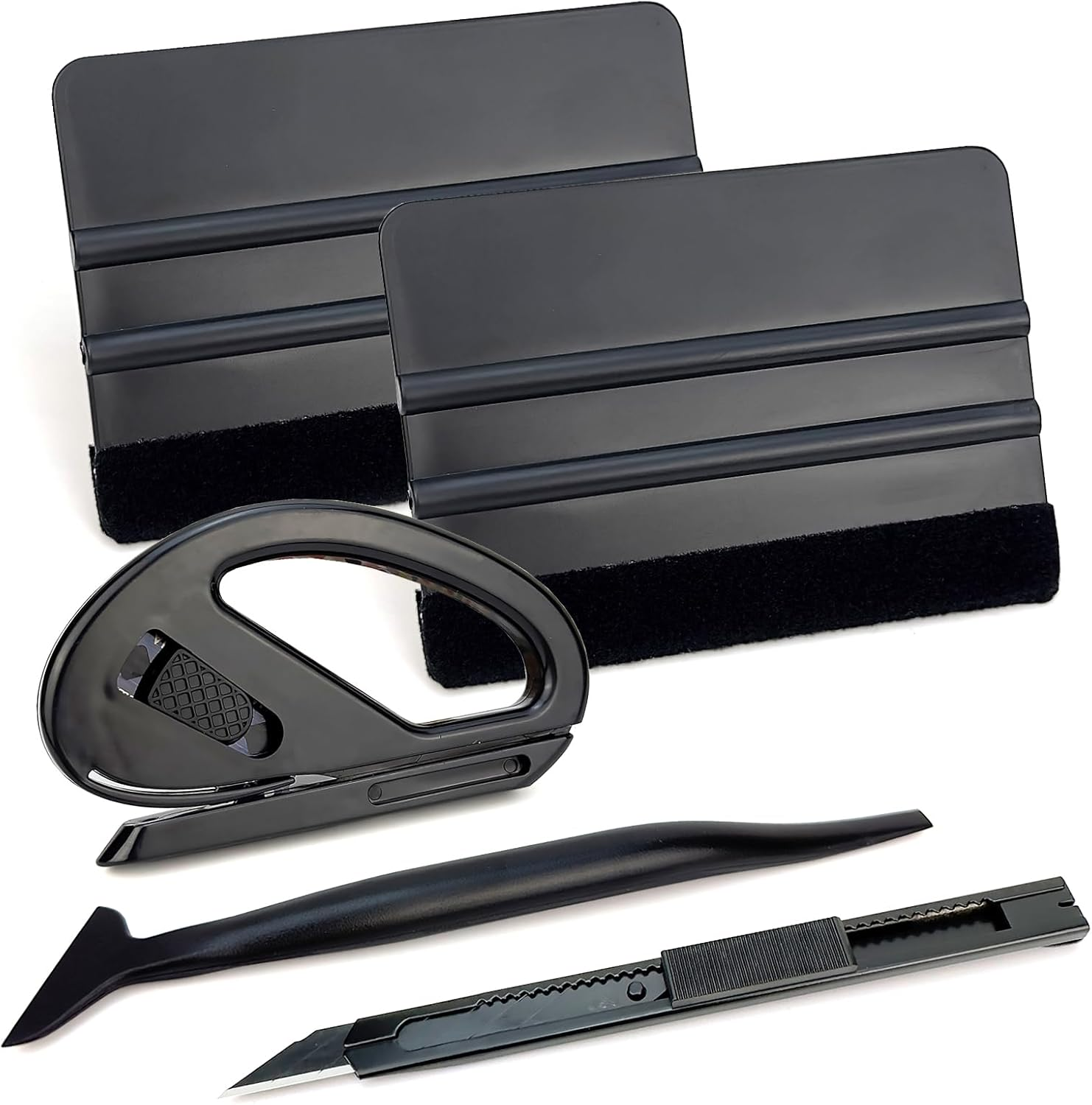 Umaki Car Tint Kit, Window Film Application Kit, Vinyl Film Tool Kit, Sticker Applicator, Wallpaper Tool with Plastic Squeegee, 9Mm Utility Knife, Safety Cutter & Micro Squeegee image number 5