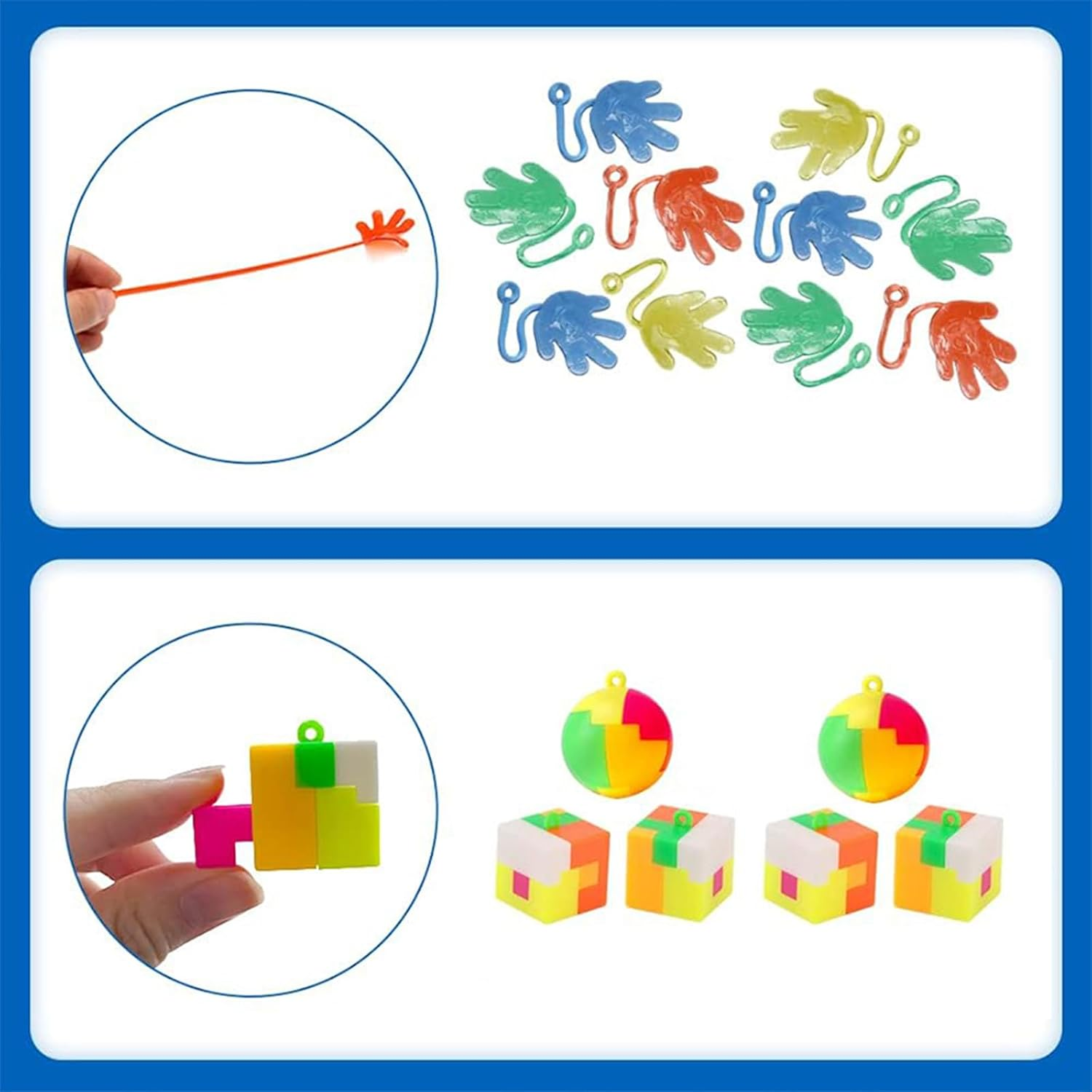 46 PCS Party Favours for Kids Prizes Box Toys, Fidget Toys Goodie Bags Stuffers for Classroom Reward Prizes, Push Pops Toys, Carnival Prizes Birthday Christmas Gifts for Kids 3-5 6-8 8-12 image number 3