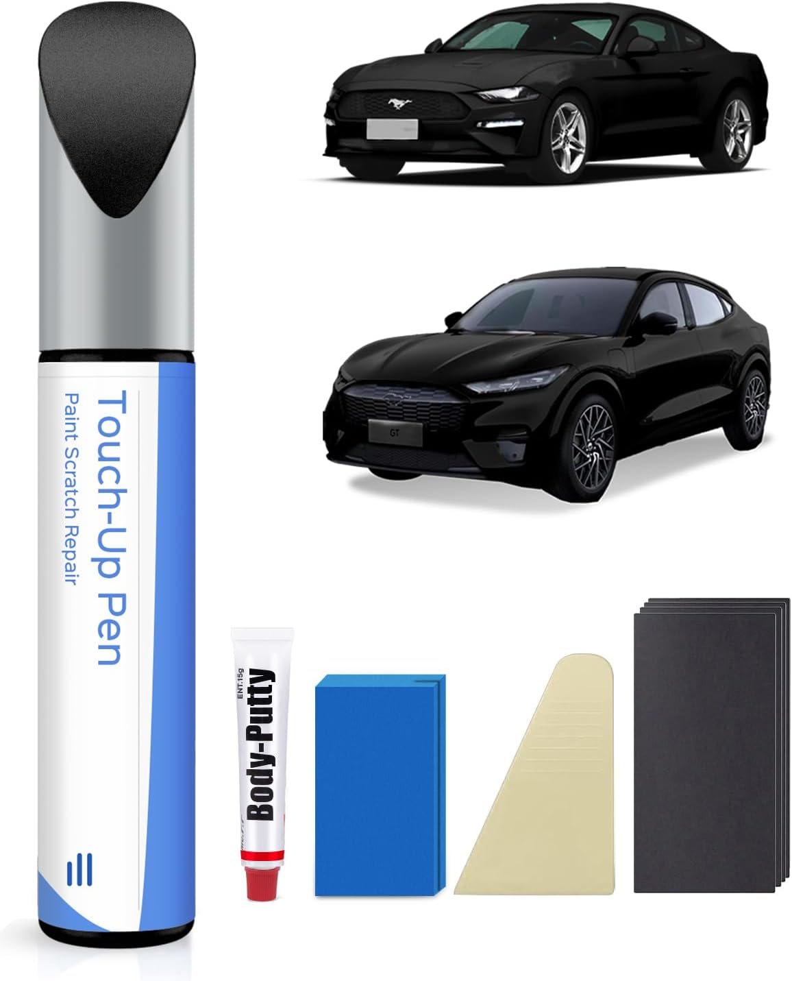 Magnetic Metallic(J7) Touch up Paint Repair Kit Compatible with Ford - DIY Kit Exactly Matches Chips and Nicks