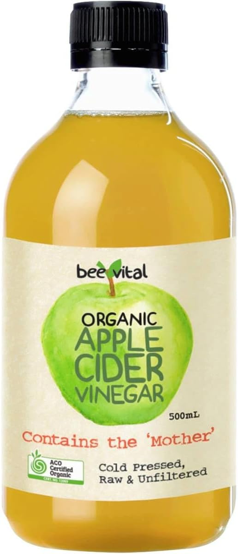 Bee Vital Organic Apple Cider Vinegar 500 Ml image number 1