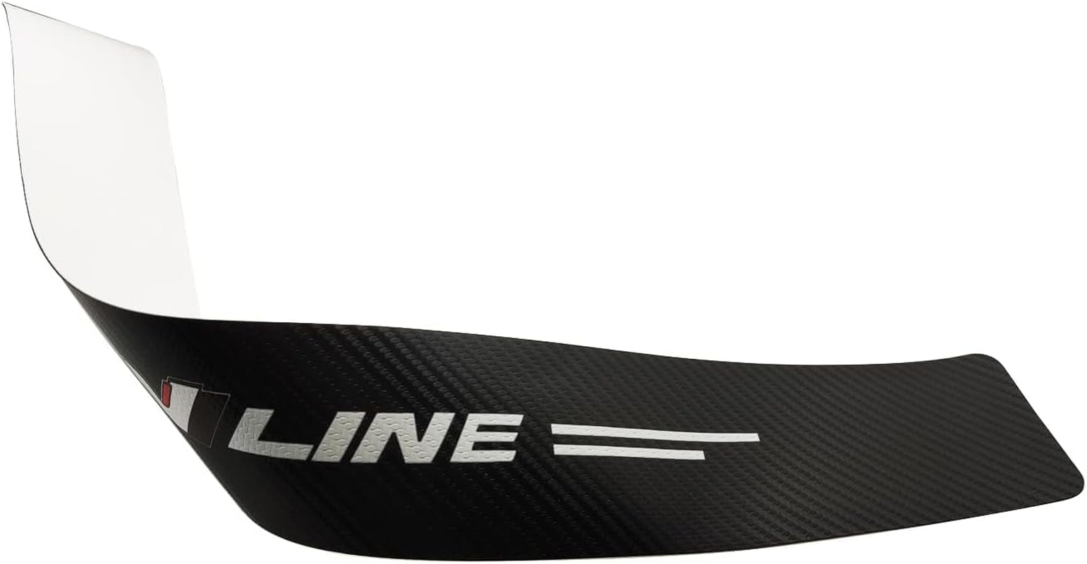 4Pcs N Line Decal Stickers Carbon Fiber Leather Car Door Sill Decoration Scuff Plate for Hyundai N Line Car (Please Pay Attention to the Size! Sticker Size: 23.6 * 2.75 Inches，15.7 * 2.75 Inches) image number 2