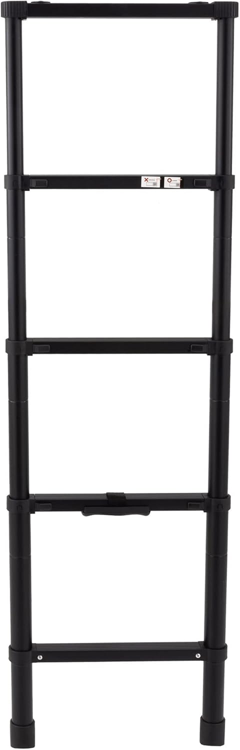 Recpro RV Telescoping Bunk Bed Ladder | Includes Mounting Brackets | Lightweight Aluminum Collapsible Construction (60") image number 2