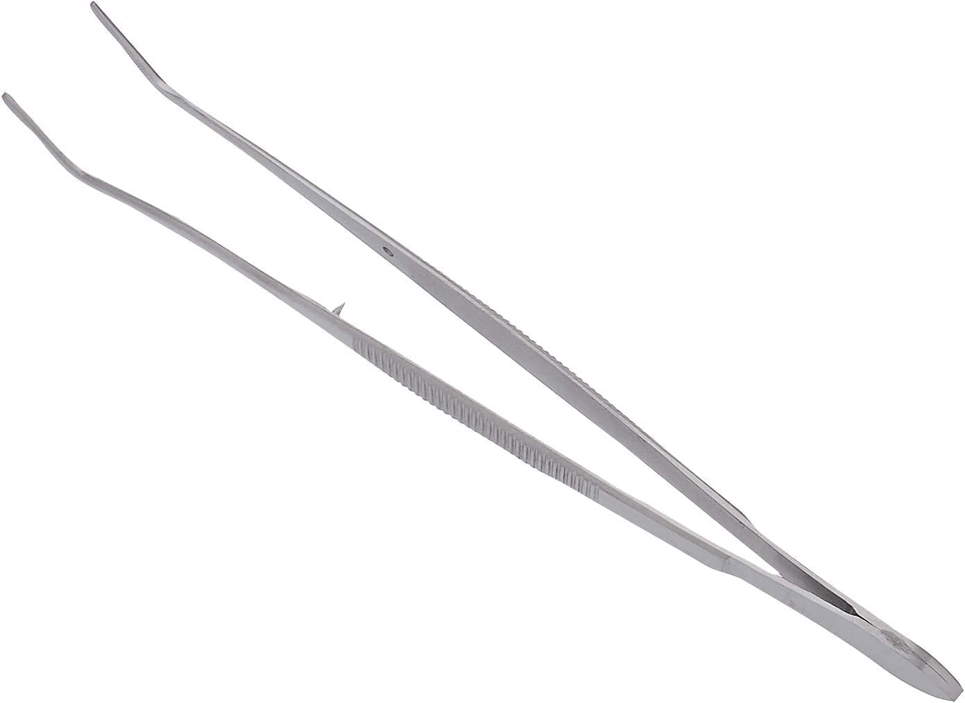 Dental Instruments Mariam College Tweezers &ndash; Stainless Steel Tweezer with Curved Tip (16 Cm) &ndash; by DMX INTL (Pack of 5) image number 1