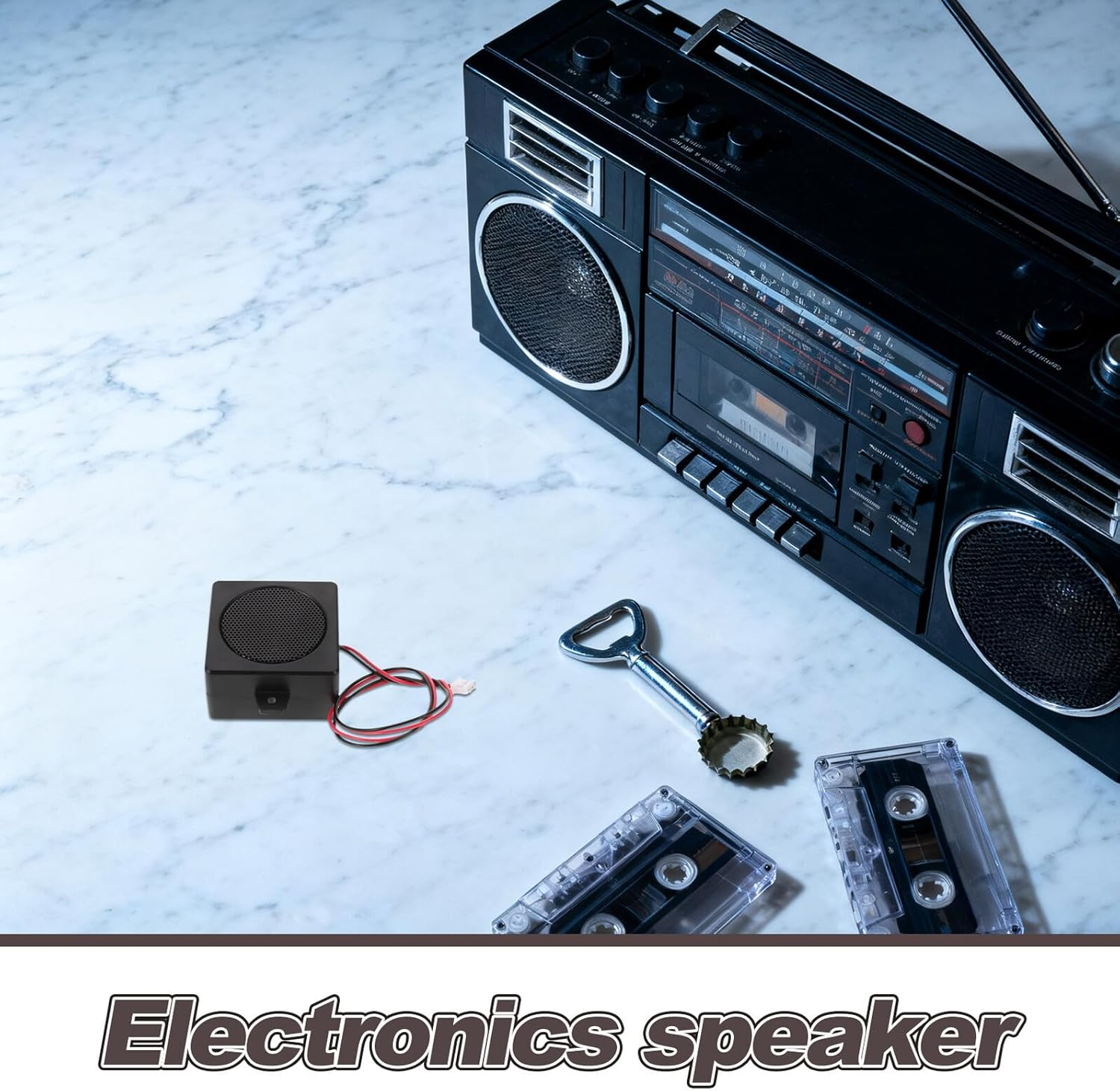 Kisangel 2Pcs 5W 4Ohm Full-Range Mini Speakers with Single Cavity, Wired Small Audio Speaker for Advertising Displays and LCD Monitors, Lightweight Portable Sound System for Outdoor Use image number 6