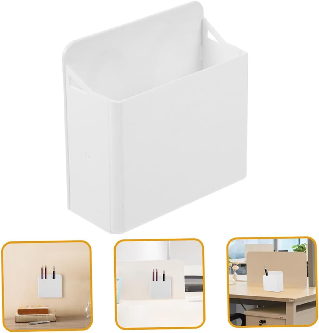 CAXUSD Magnetic Pencil Holder for Desk Whiteboard Pen Holder Suction Cup Pencil Case Pen Storage image number 2