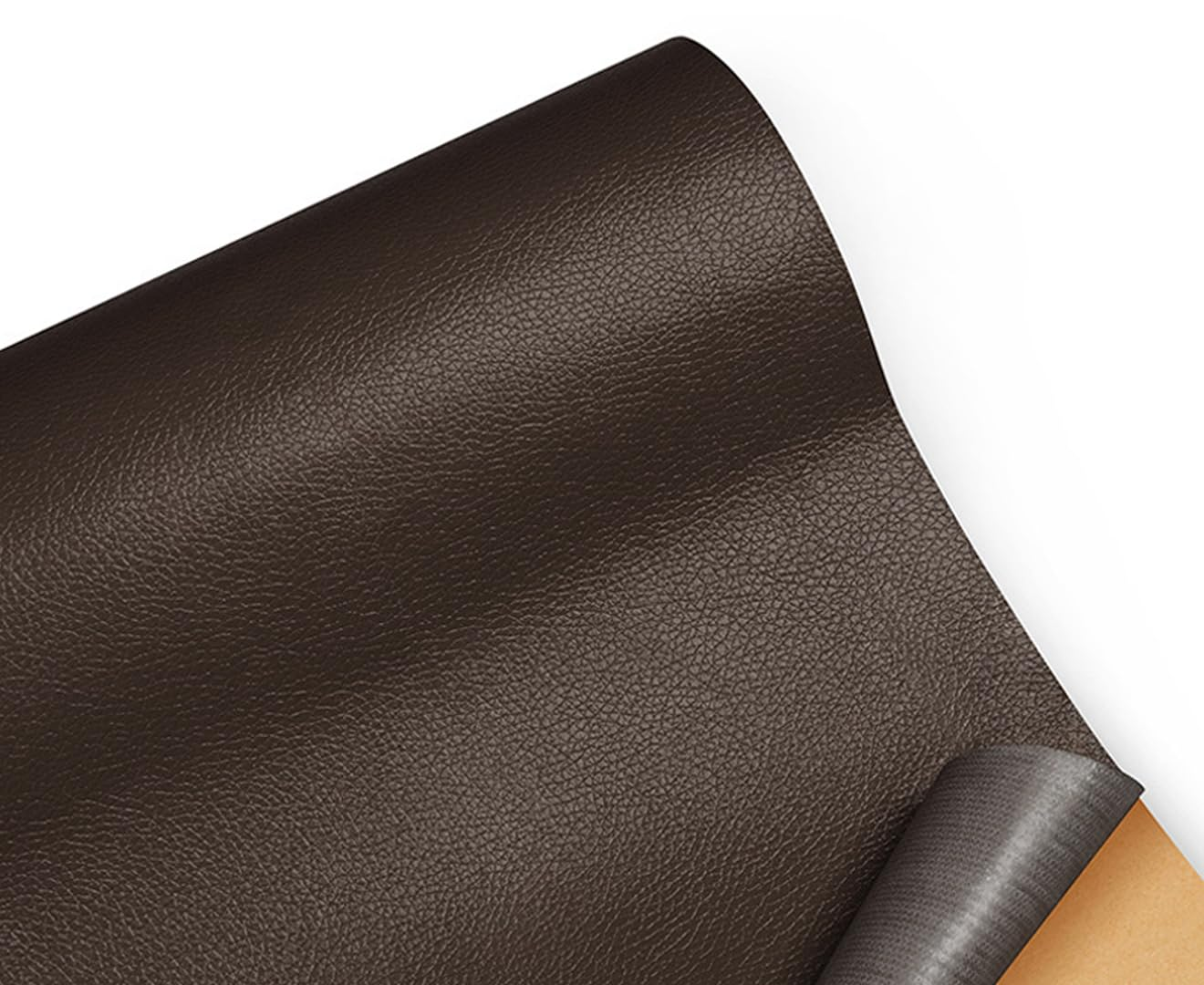 Vivva Leather Repair Tape, 137Cm X 50Cm Self-Adhesive Leather Repair Patch for Couch Furniture Sofas Car Seats, Advanced PU Vinyl Leather Repair Kit (Black)