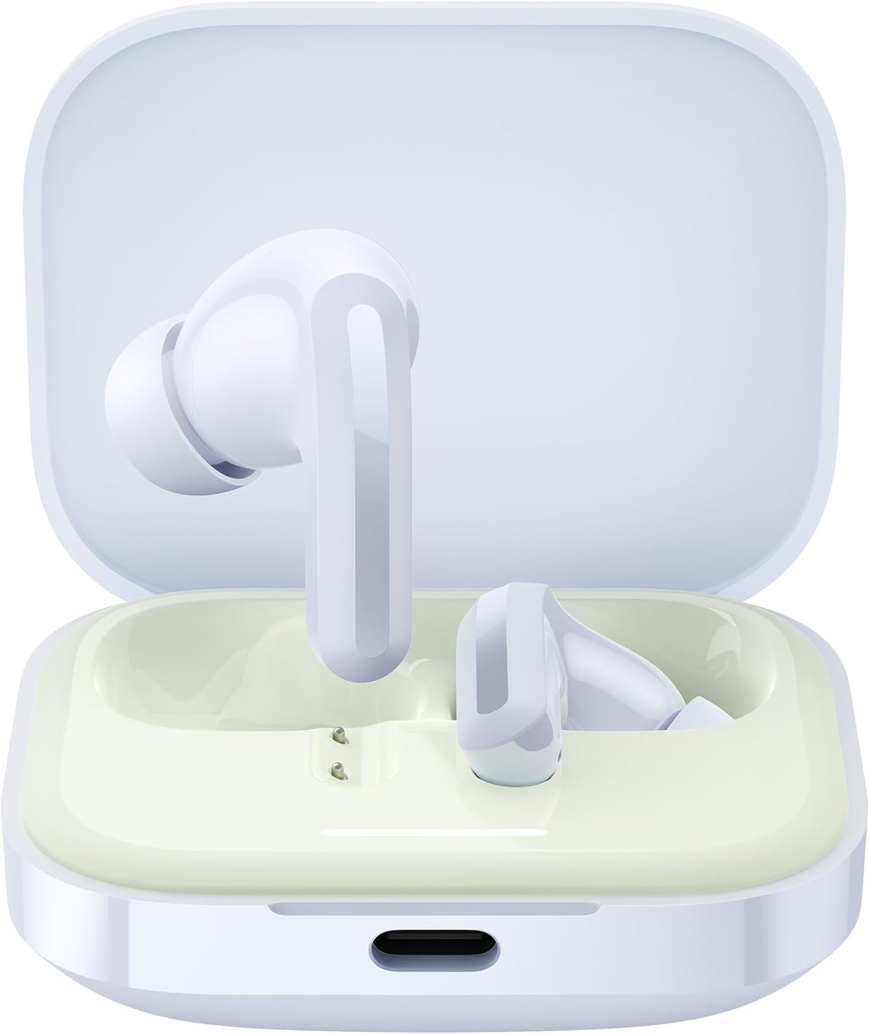 Xiaomi Redmi Buds 5, Bluetooth 5.3 In-Ear Headphones, 46 Db Active Noise Cancellation, up to 40 Hours Battery, Dynamic Driver, 5 ATM Waterproof, White