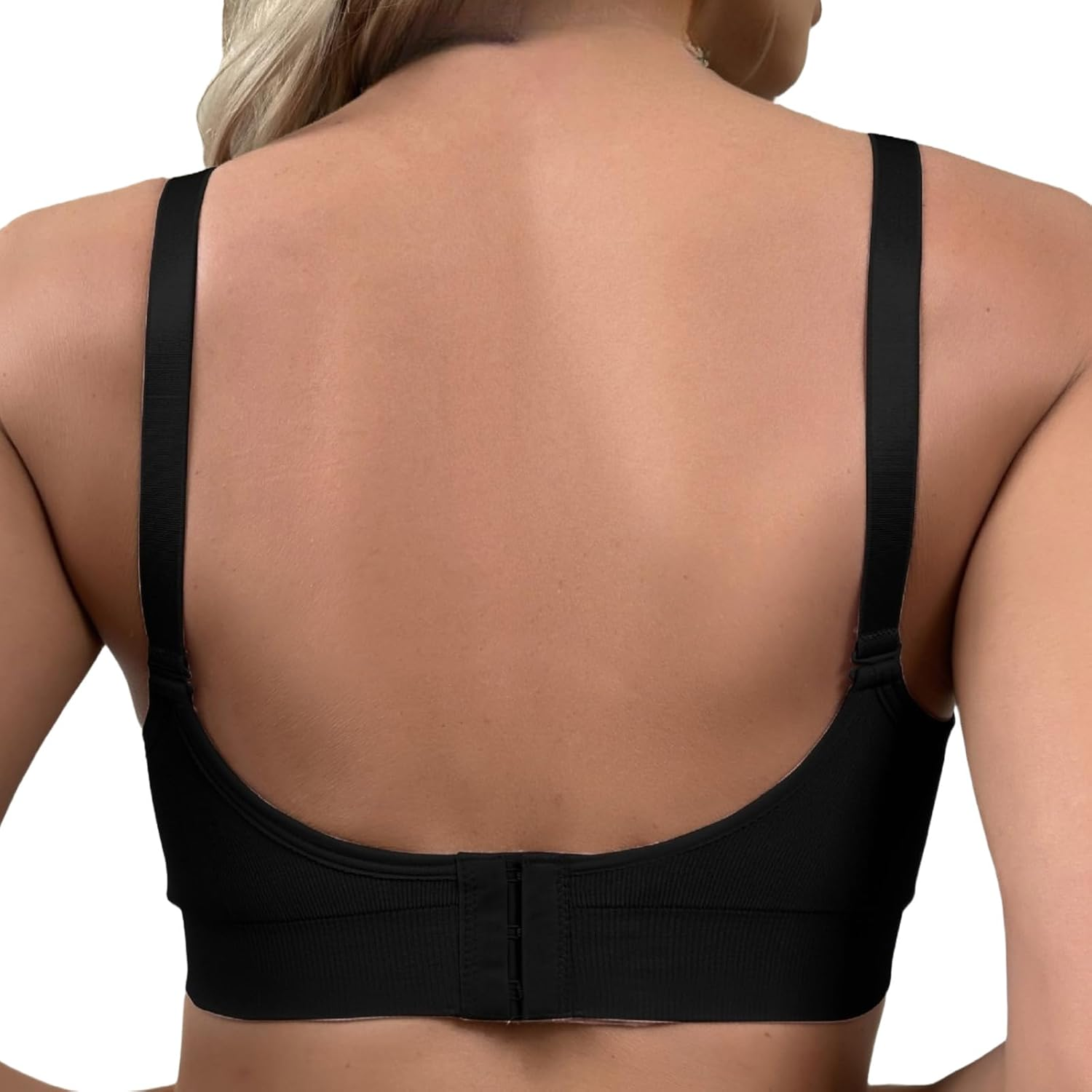 Dress Cici Premium Removable Padded Nursing Bra - U Back Wire Free Full Coverage, 3 PCS image number 6