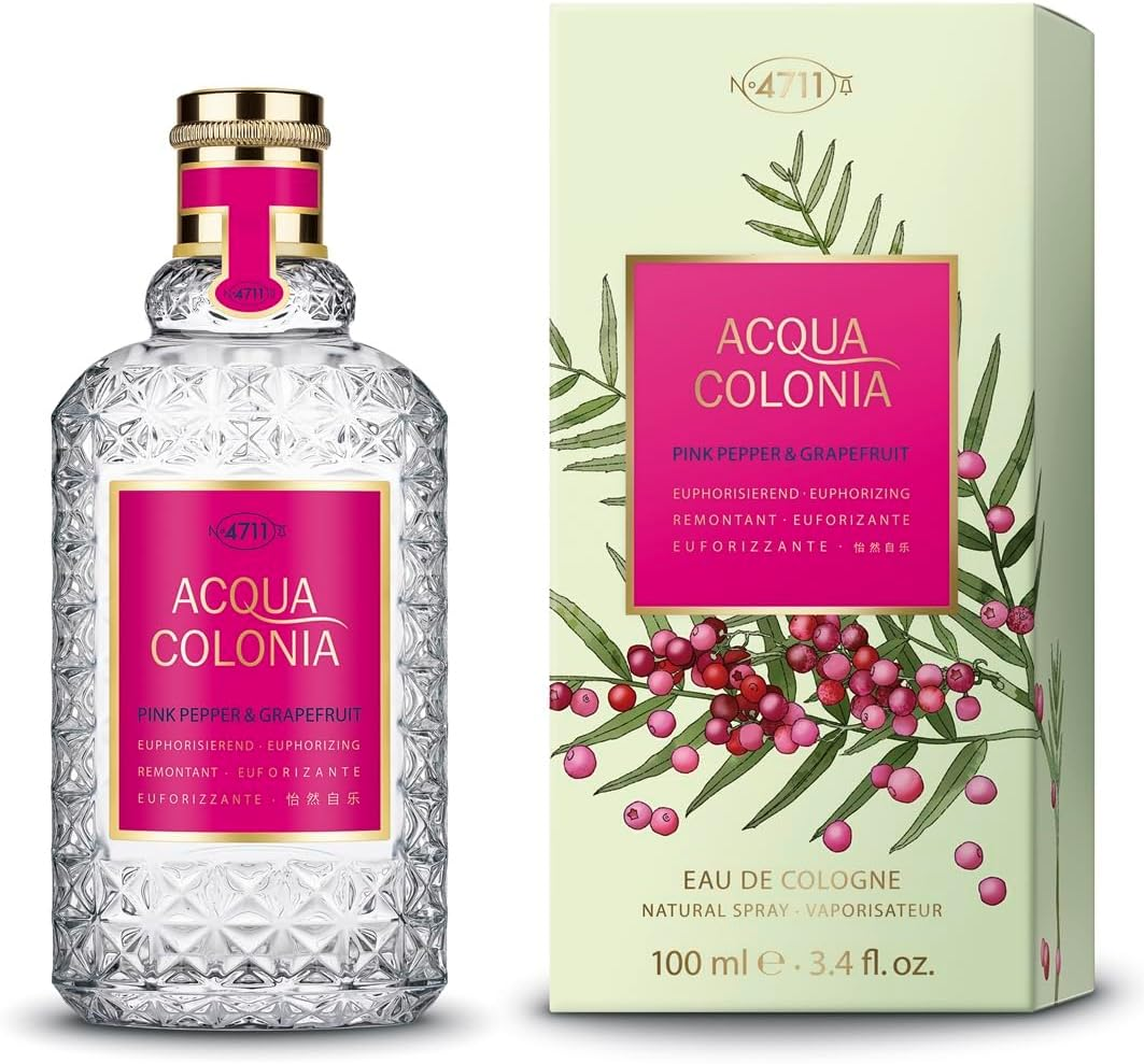 4711 Acqua Colonia - Pink Pepper and Grapefruit by Muelhens for Unisex - 3.4 Oz EDC Spray image number 5