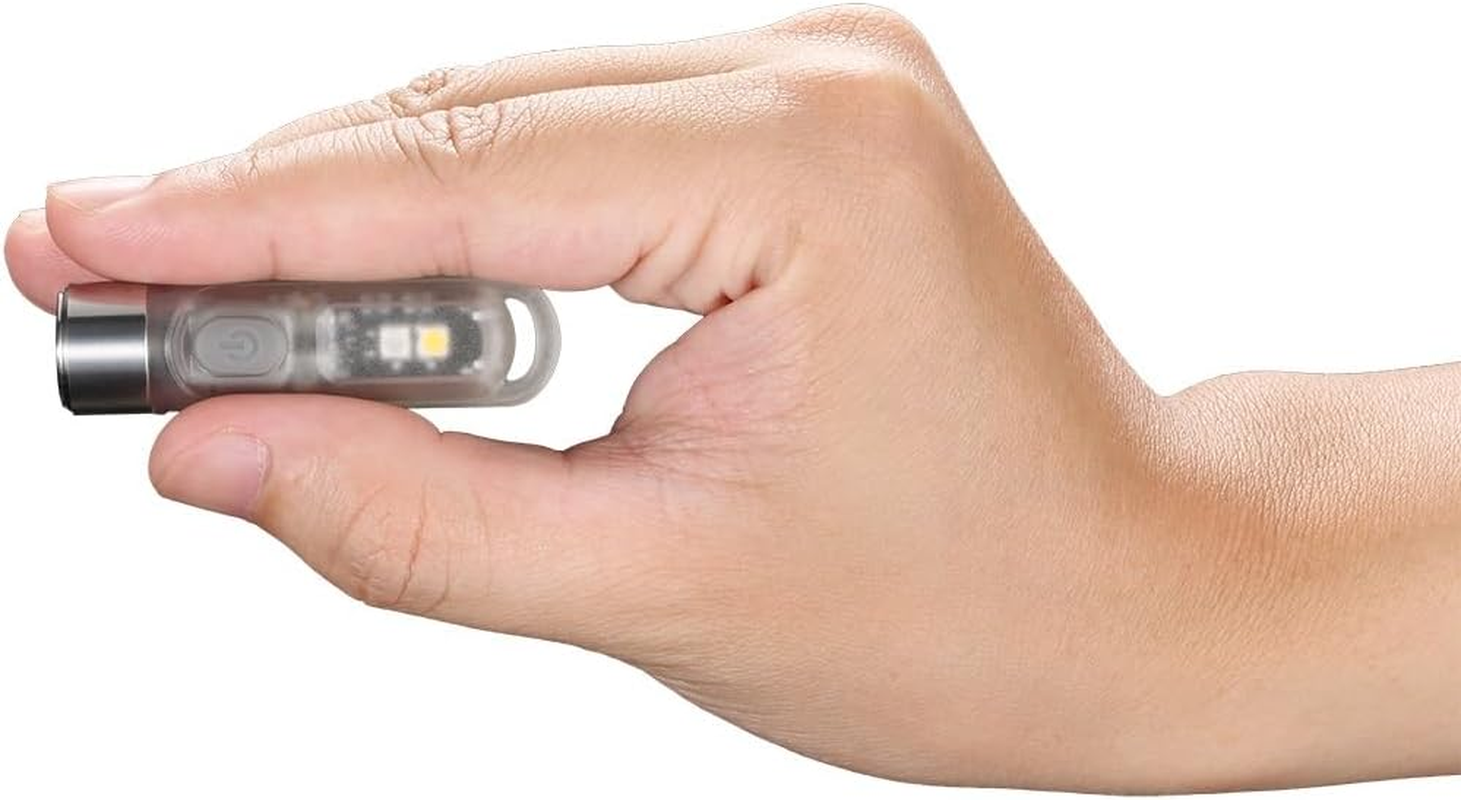 NITECORE TIKI-GITD Glow in the Dark Torch for Outdoors and Camping, 300 Lumens, Grey/Green