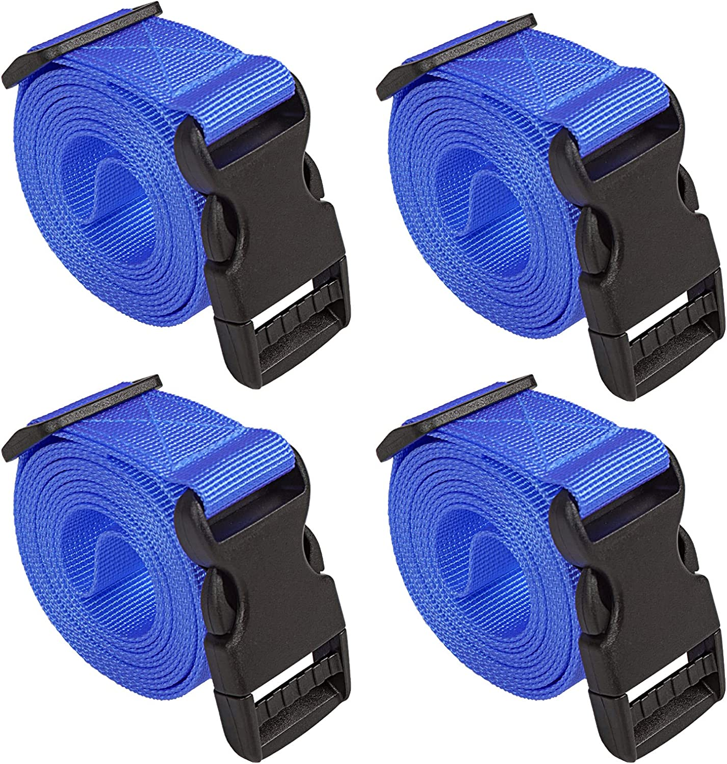 Premium Utility Straps with Quick Release Buckle Adjustable Short Nylon Tie down Straps for Backpack Tactical Lashings Camping Gear Sleeping Bag Mattress Conveyor Belt Luggage