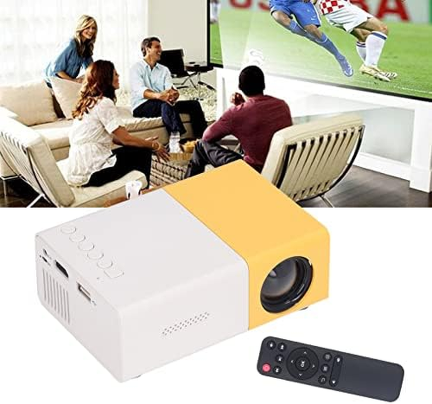 Mini Projector, Portable Projector 1080P Full HD Huge Screen Fast Heat Dissipation Compatible with Tablet Laptop PC TV Box LED Pico Video Projector for Home Outdoor Theater Movie image number 5