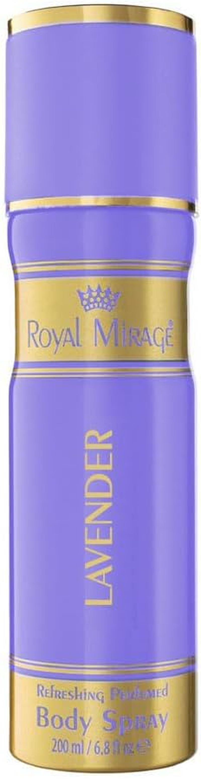 Royal Mirage Lavender Body Deodorant Spray for Unisex 200 Ml