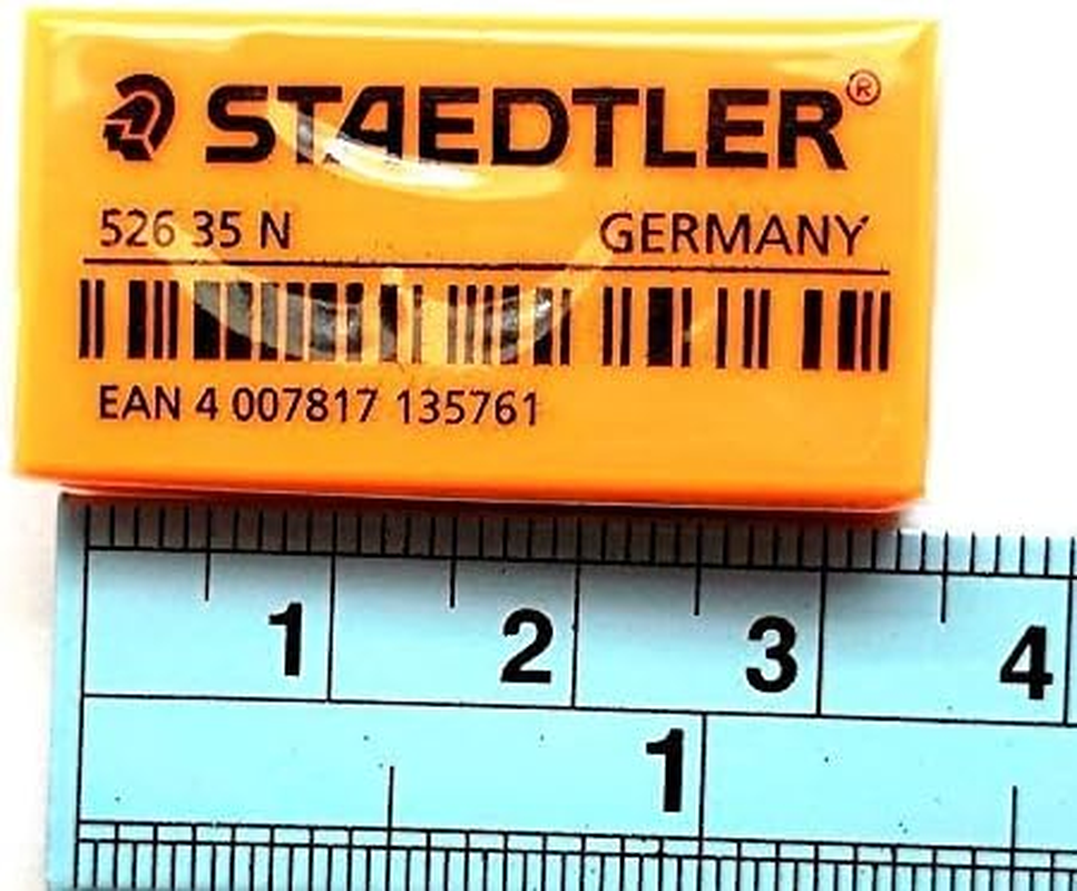 Staedtler Dust Free Erasers, Assorted Neon Colour (Pack of 50) image number 2