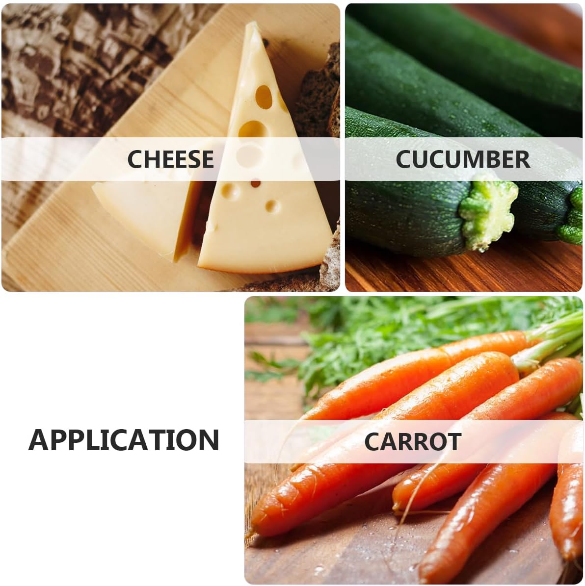 Bestonzon Stainless Steel Cheese Grater Cheese Grater Box Grater Zester Stainless Steel with Detachable Storage Container Vegetables Ginger Potatoes Multipurpose Vegetable Slicer image number 3