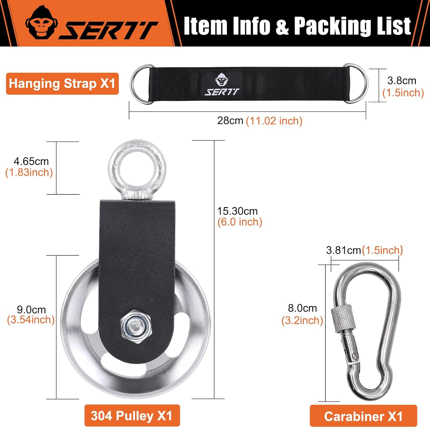 Silent Nylon Home Gym Cable Pulley Wheel image number 1