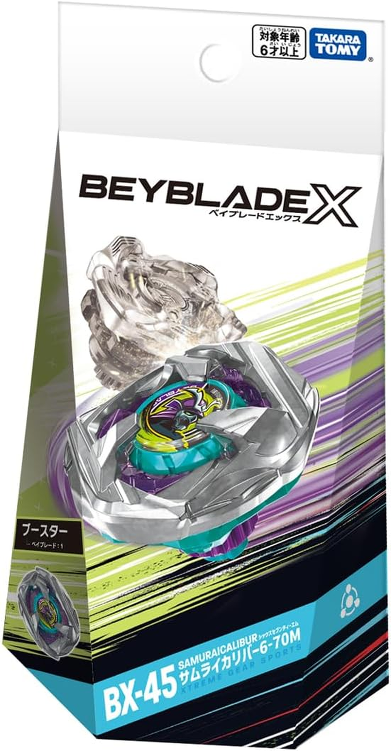 Takara Tomy Beyblade X BX-45 Booster Samurai Caliber 6-70M image number 1